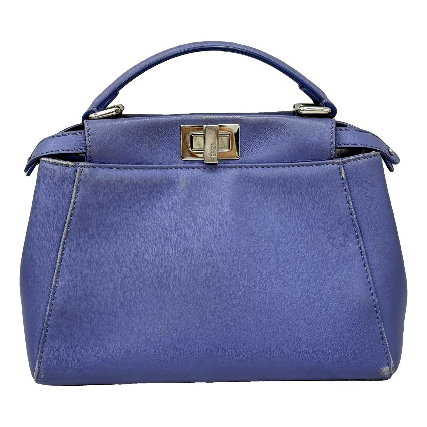 Peekaboo leather handbag