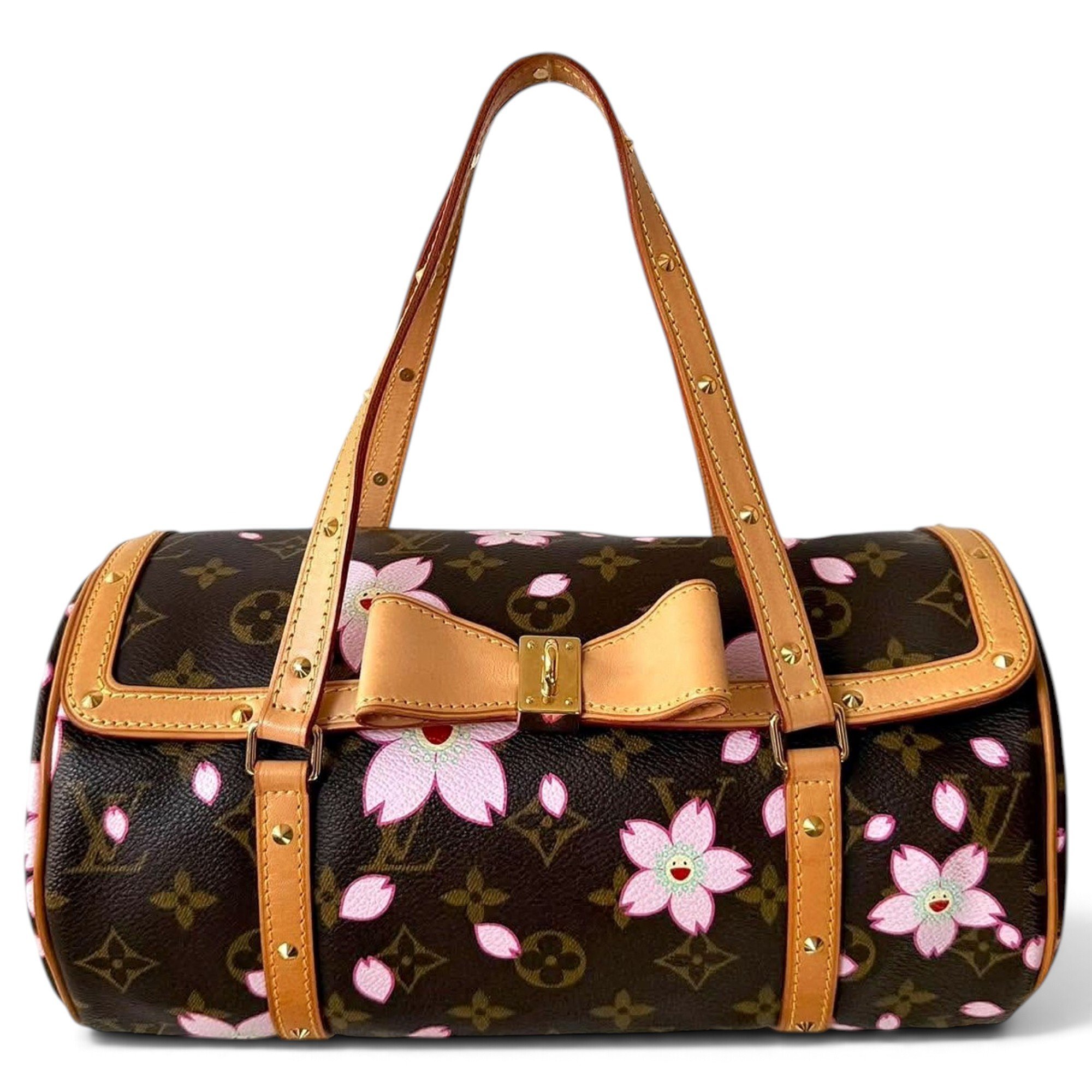 Papillon leather handbag