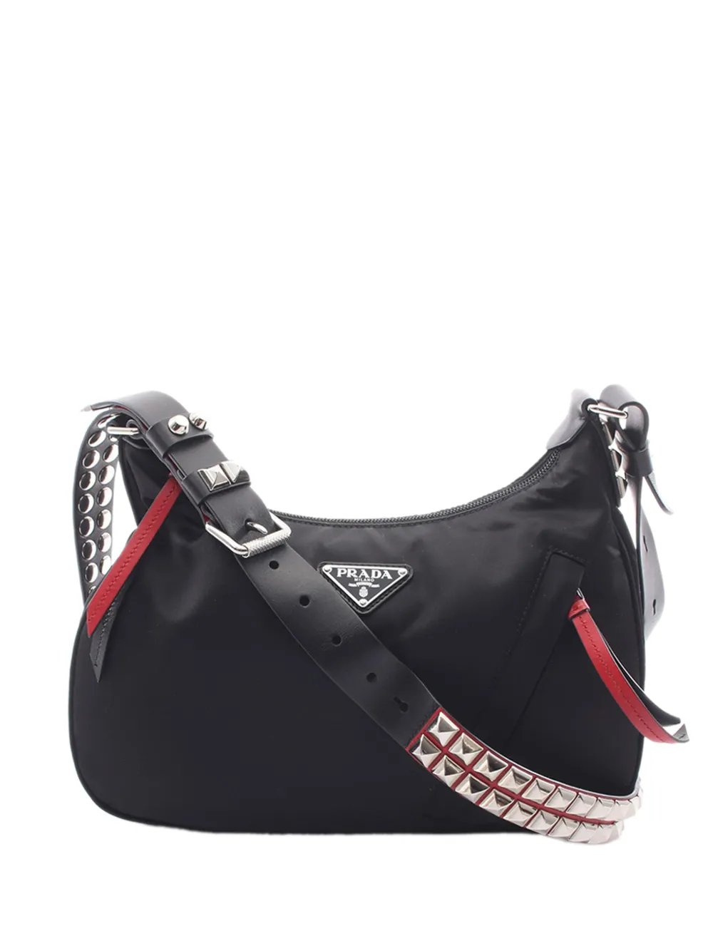 2013-2026 Studded New Vela Tessuto shoulder bag