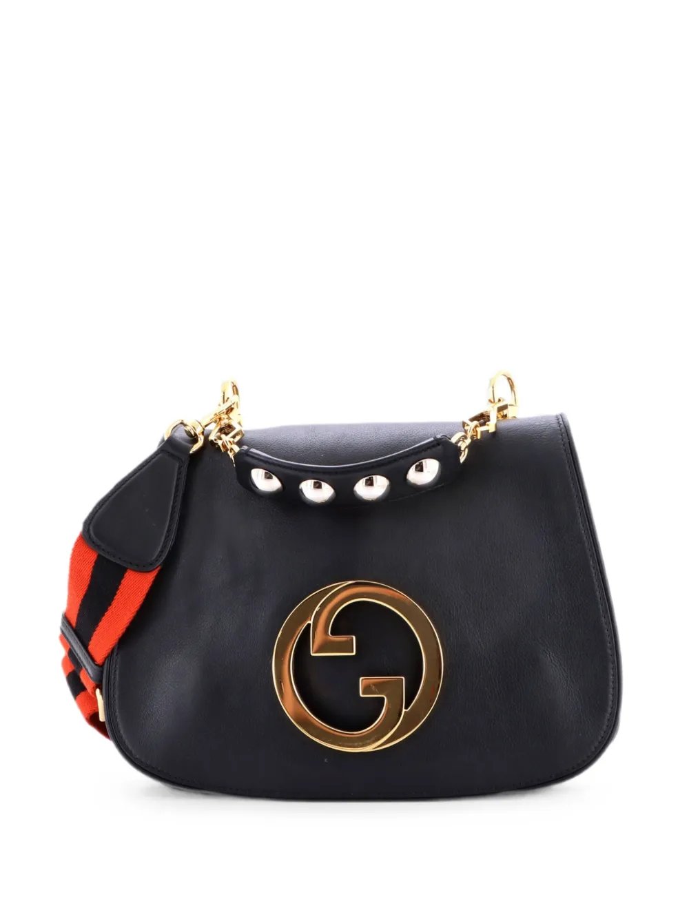 Web Blondie Flap Bag Leather Medium shoulder bag