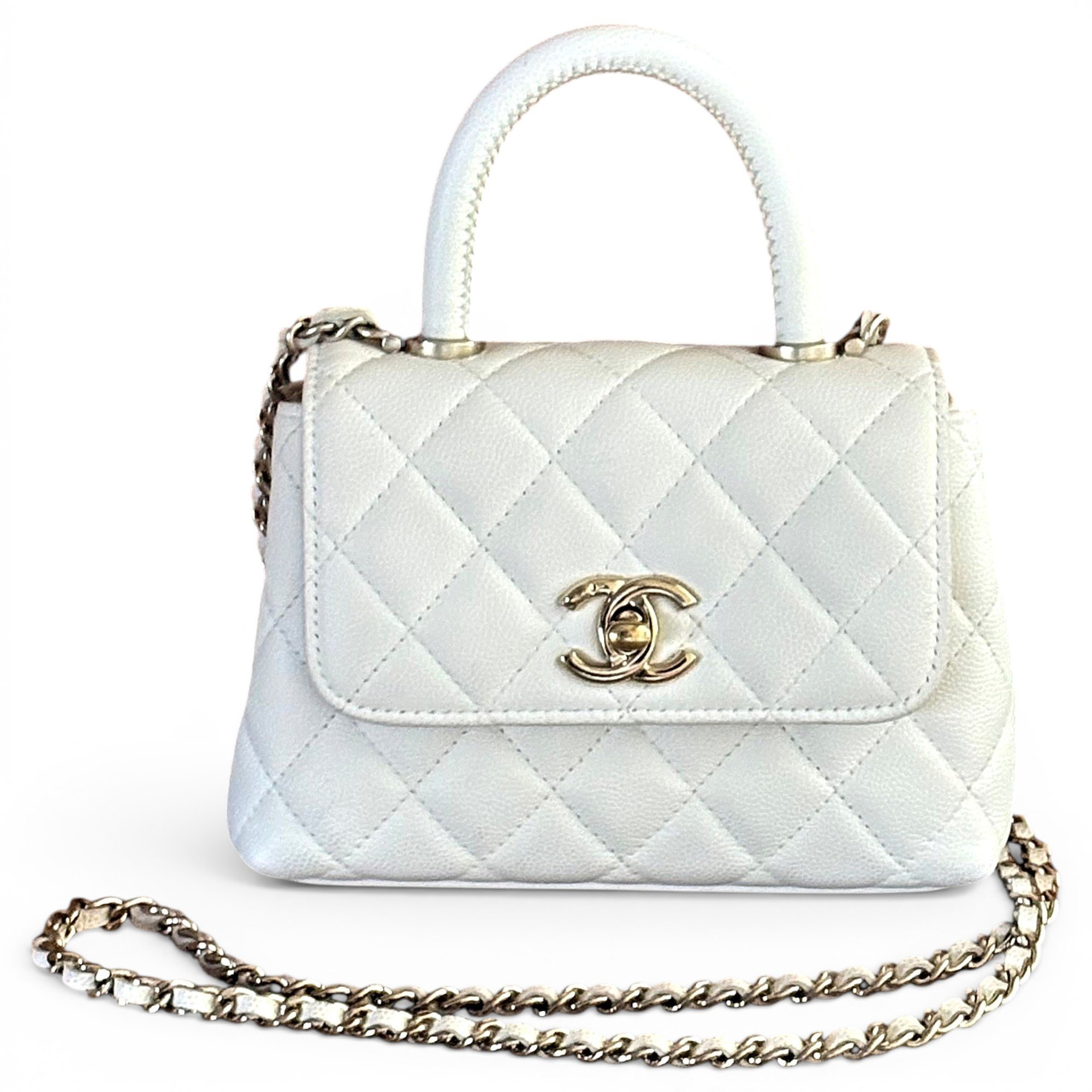 Coco Handle leather crossbody bag