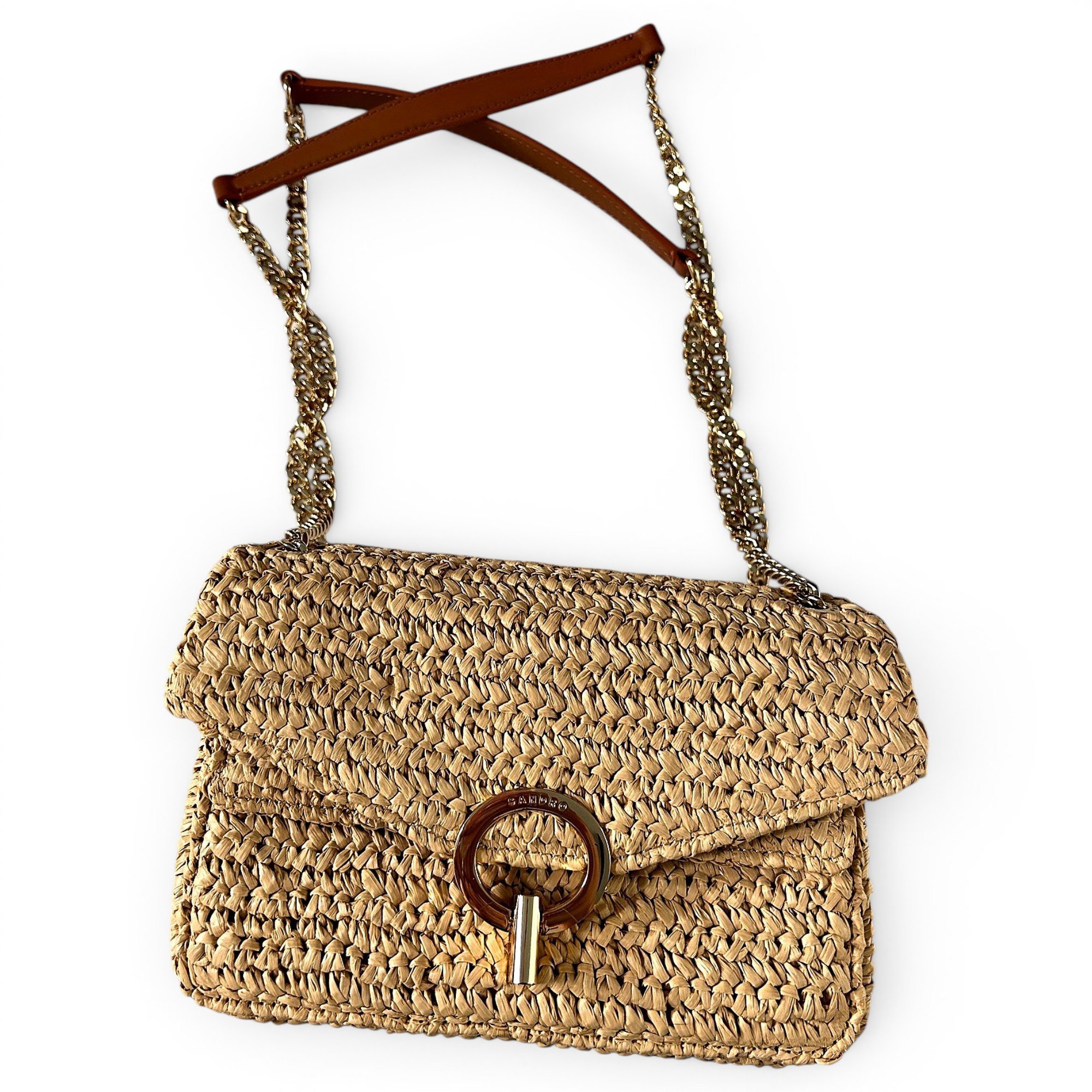 Sandro Yza leather handbag