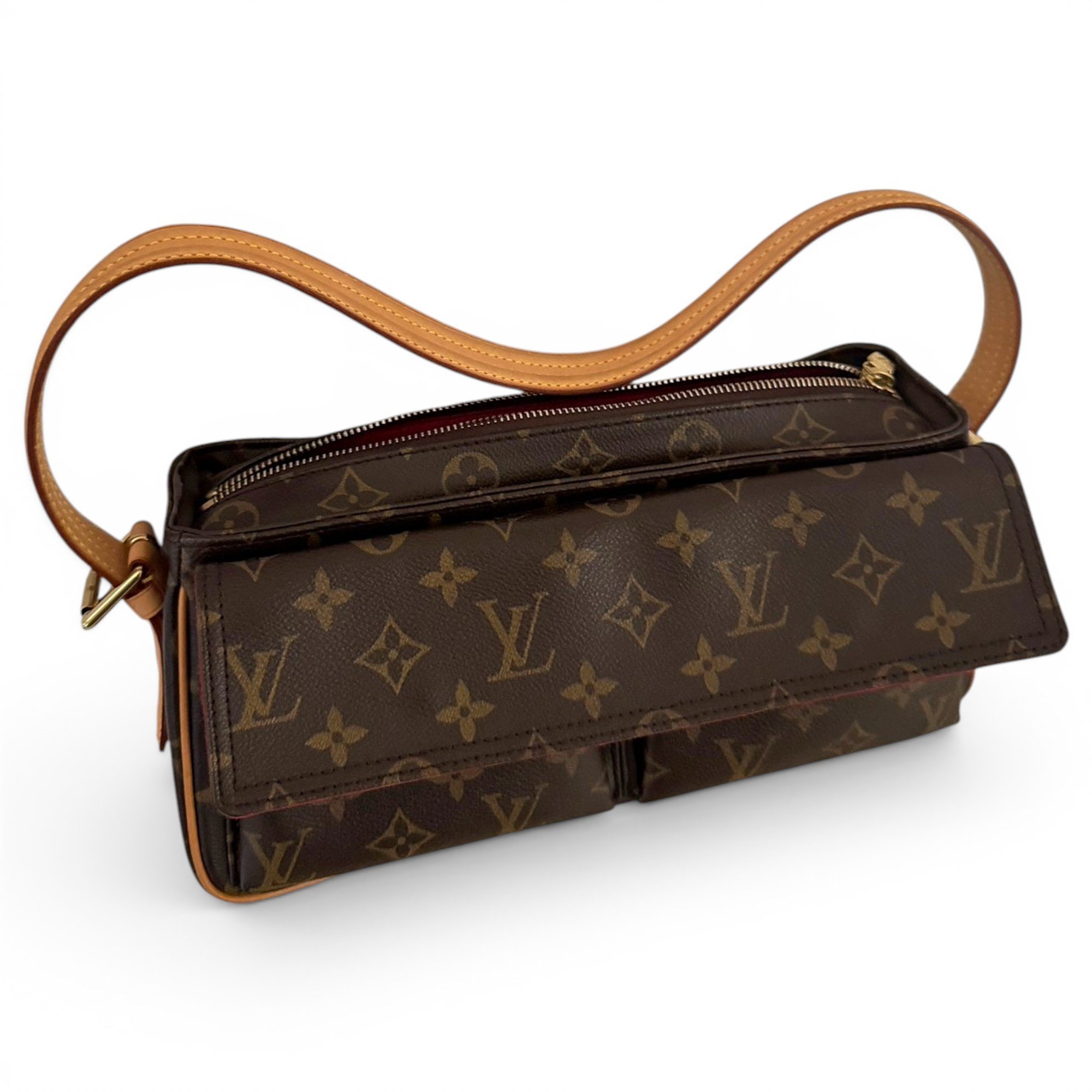 Viva Cité leather handbag