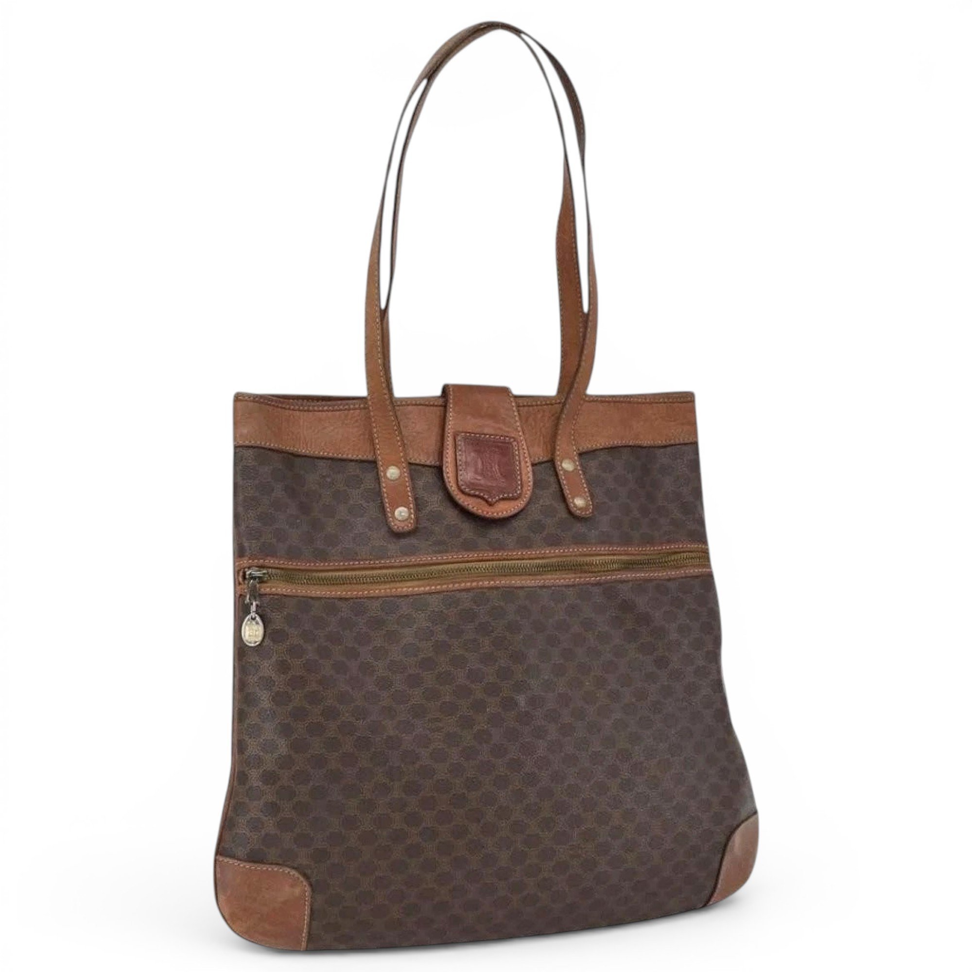Leather tote