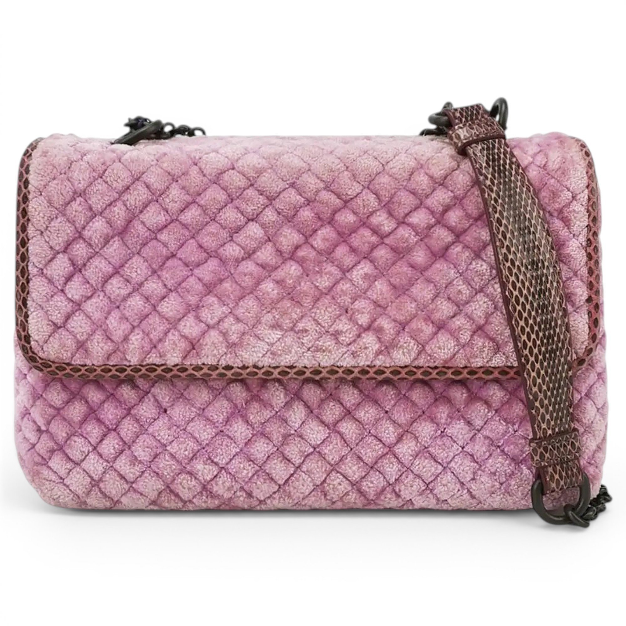 Olimpia velvet handbag