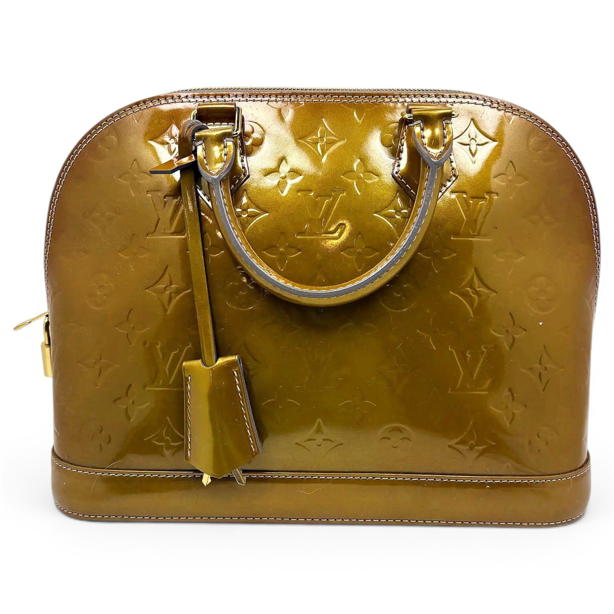Alma patent leather handbag