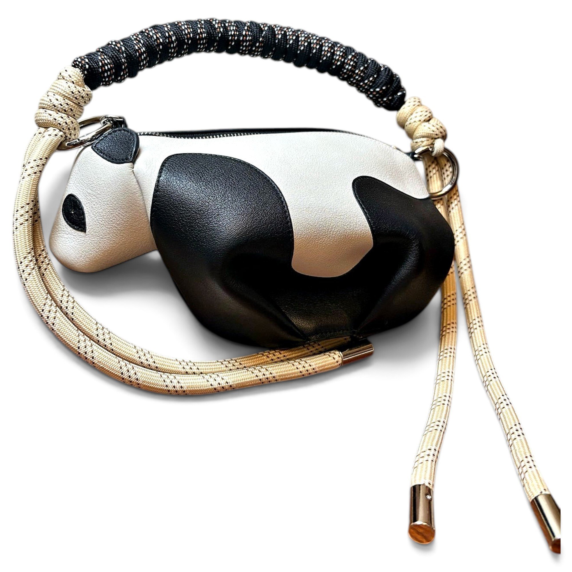 Animals leather handbag