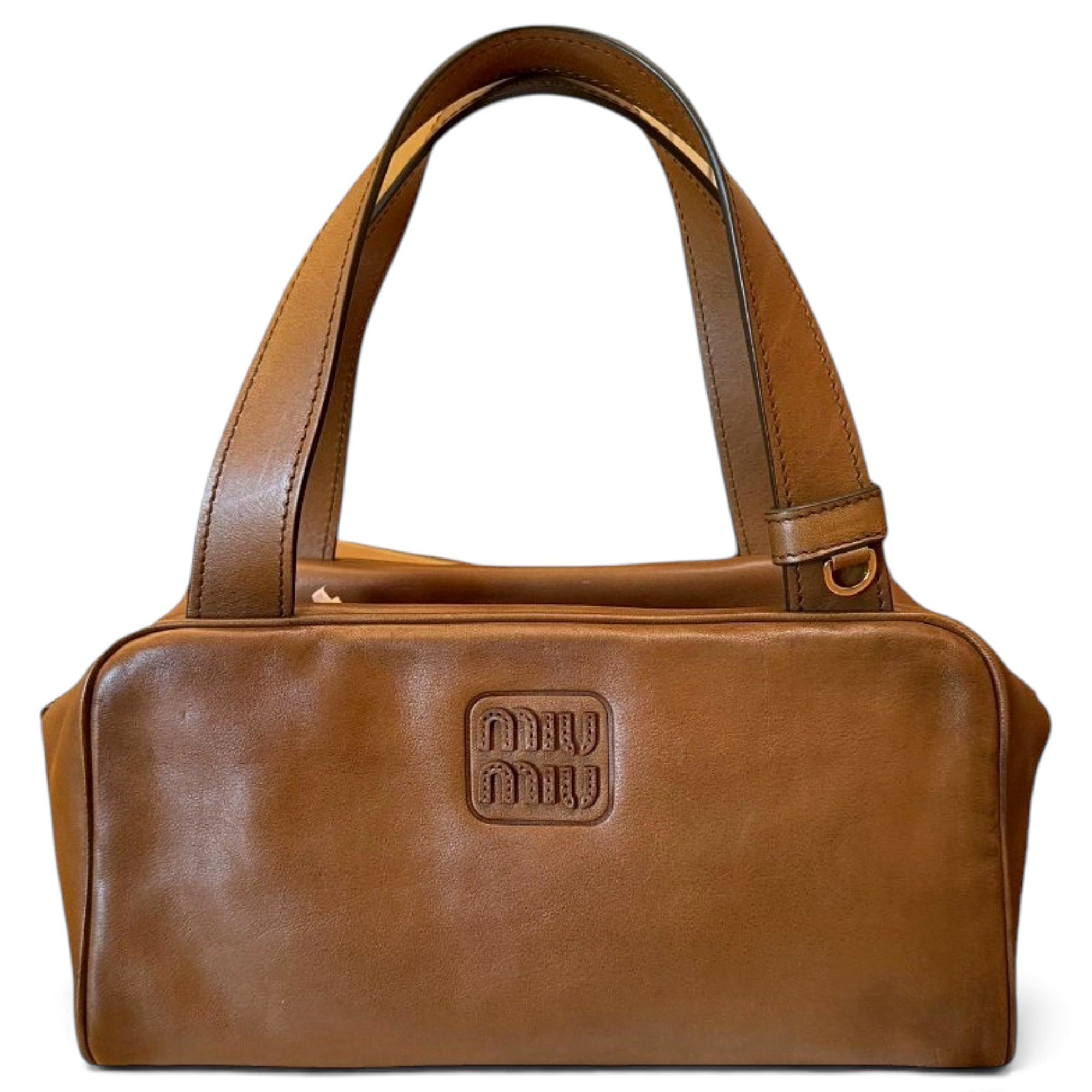 Beau leather handbag