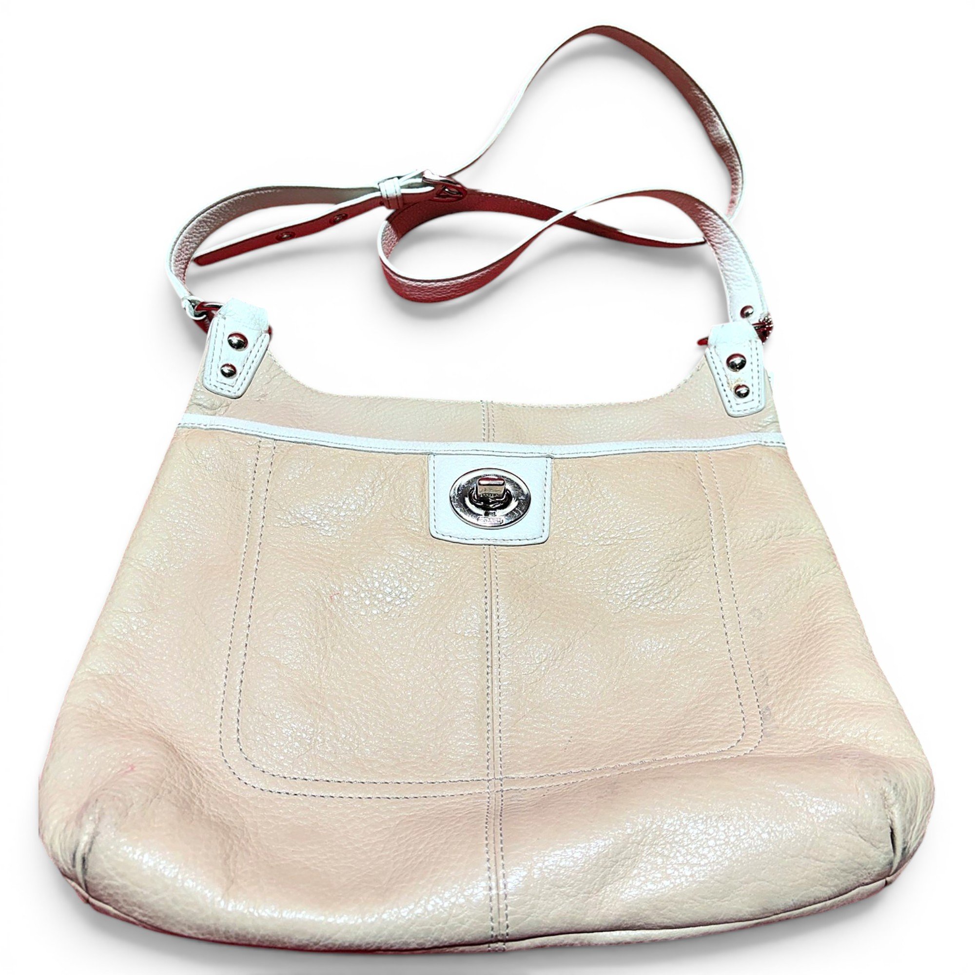 Leather crossbody bag