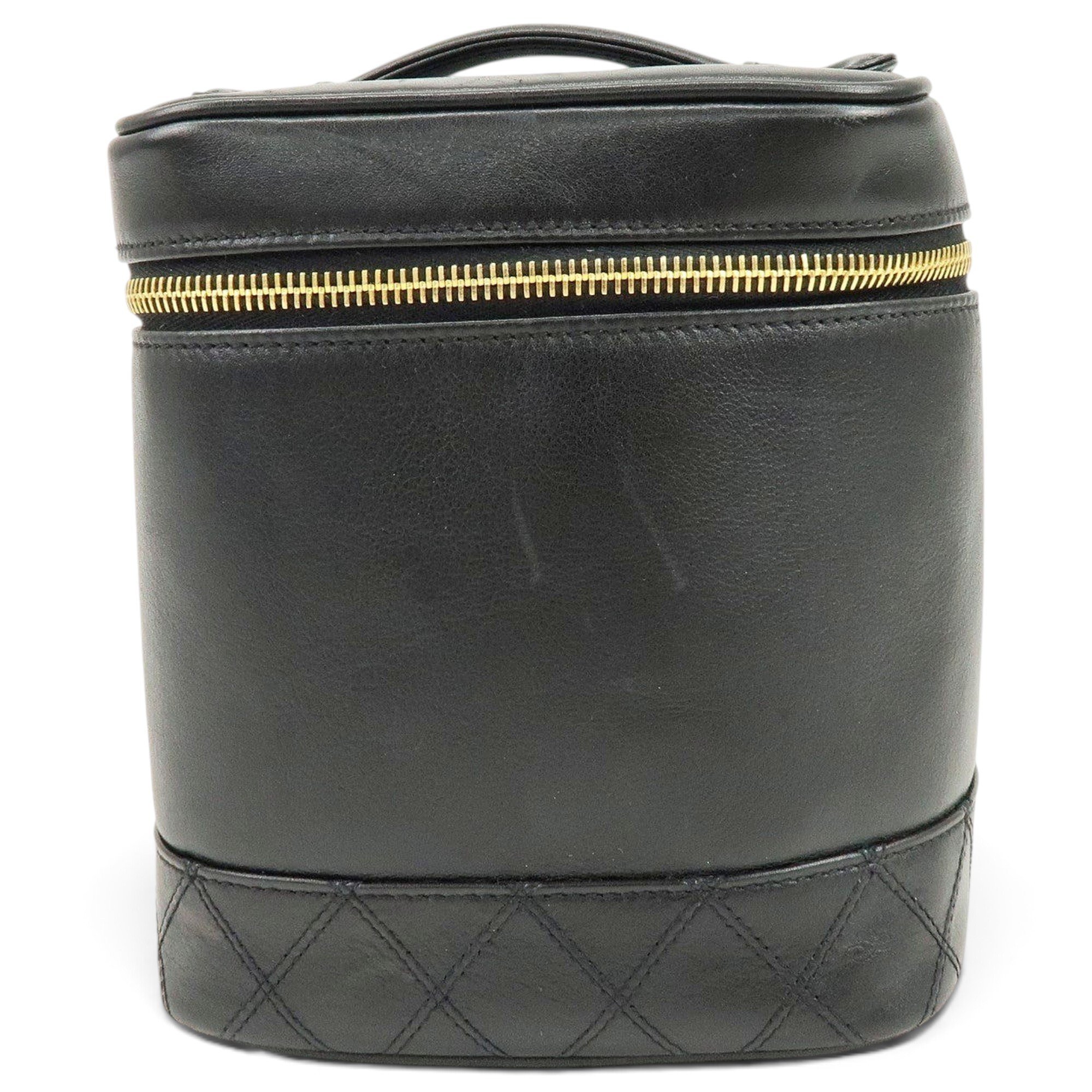 Leather vanity case