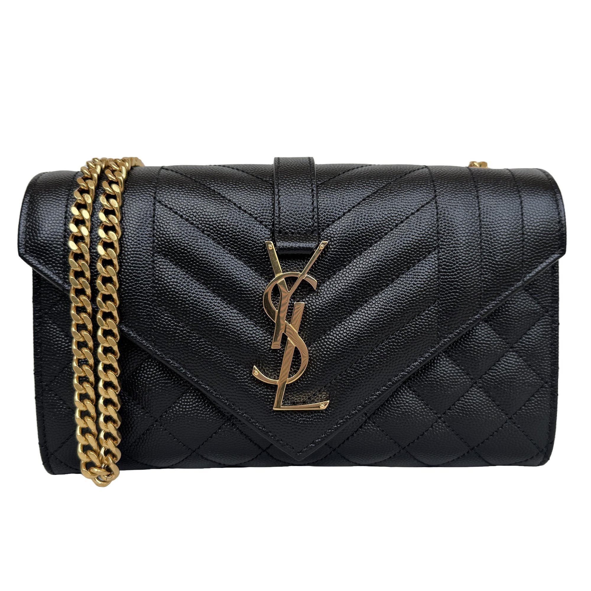 Saint Laurent Envelope leather crossbody bag