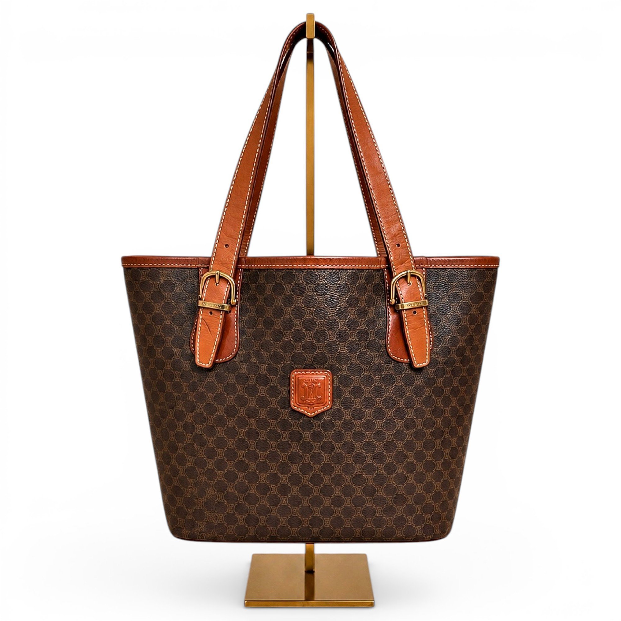 Leather tote