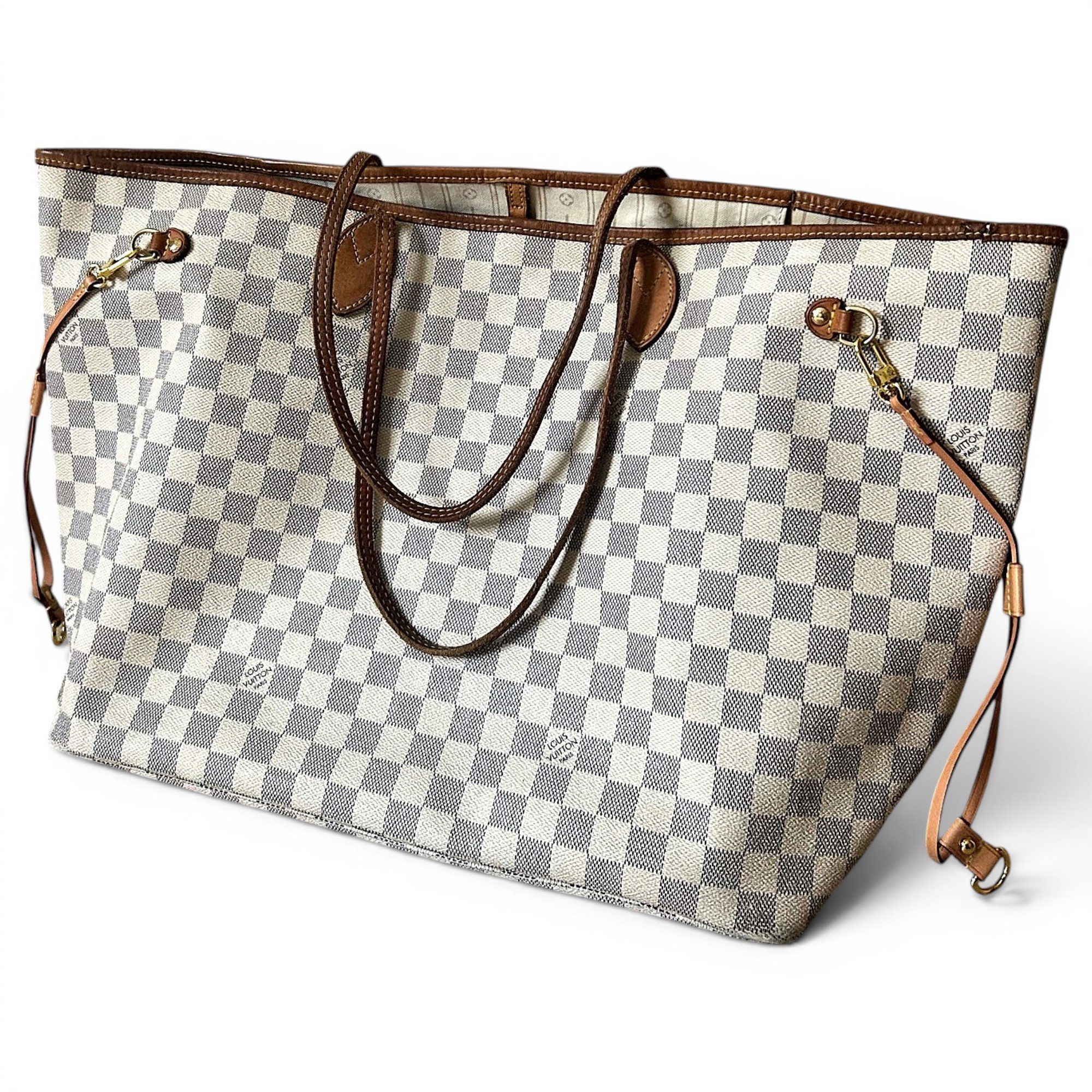 Neverfull leather tote