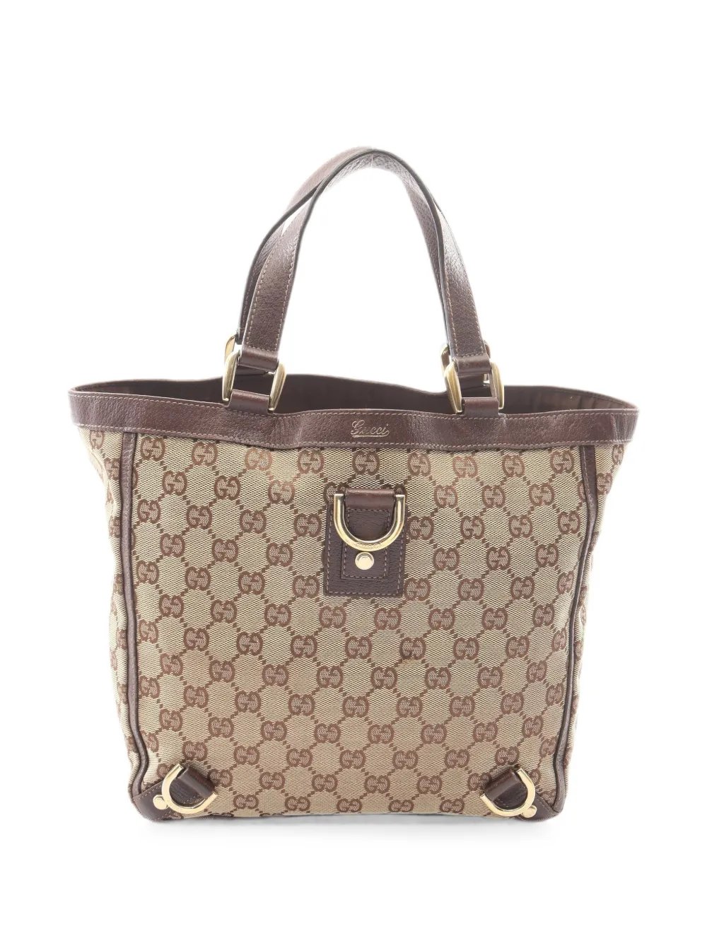 2000s Abby GG canvas tote bag