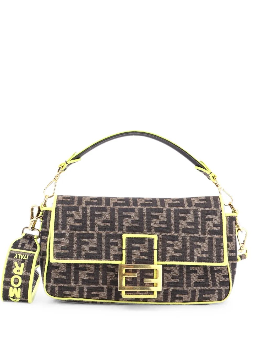 Baguette NM Bag Zucca Canvas Medium shoulder bag