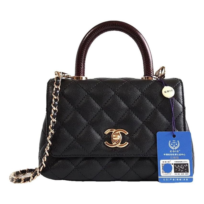 Coco Handle leather handbag