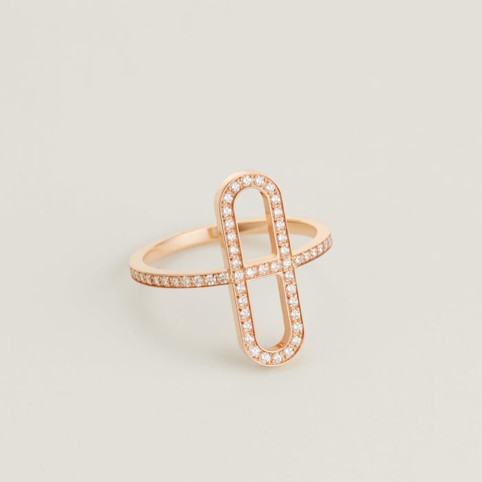 Sans Coloris Ever Chaine d'Ancre Ring, Small Model