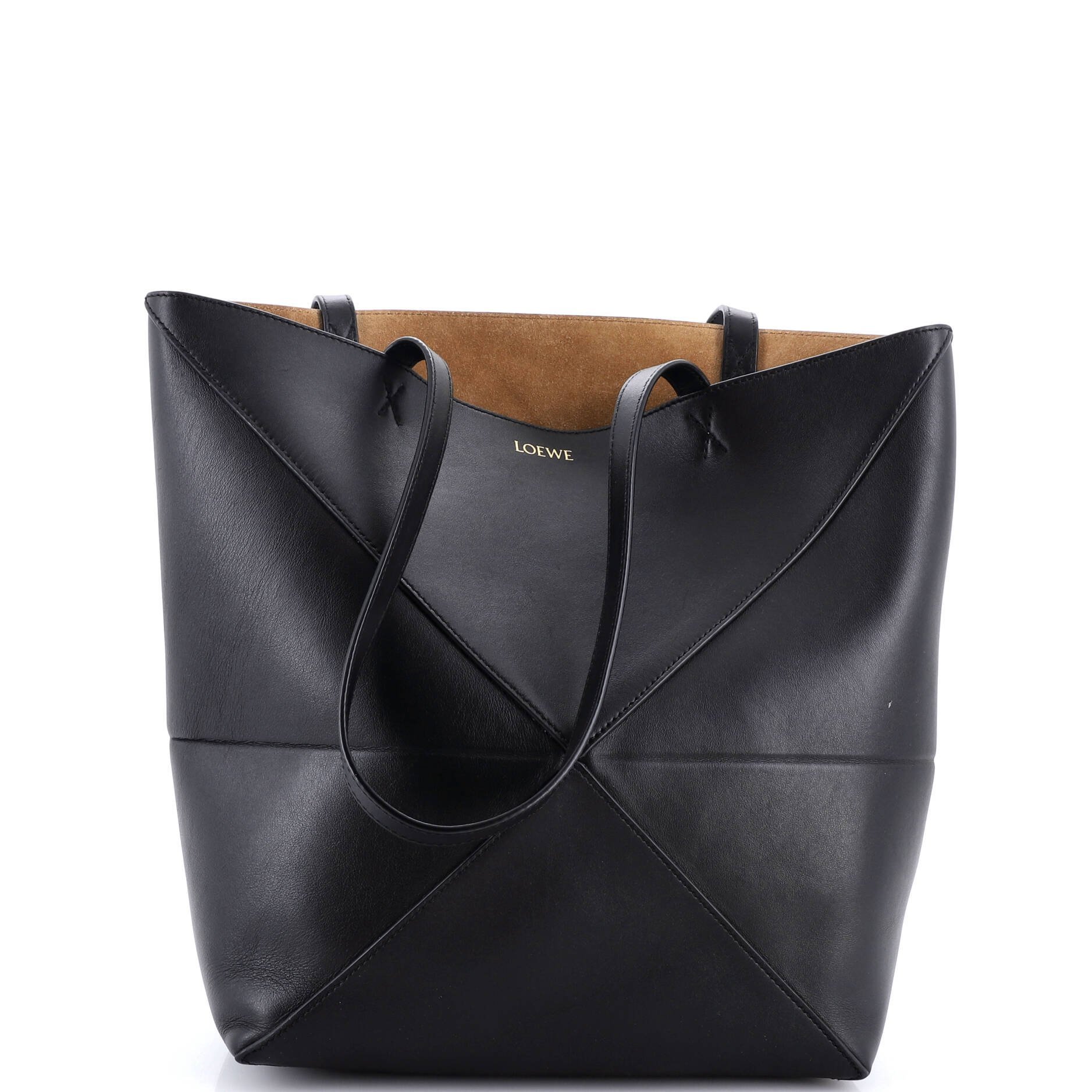 Leather tote