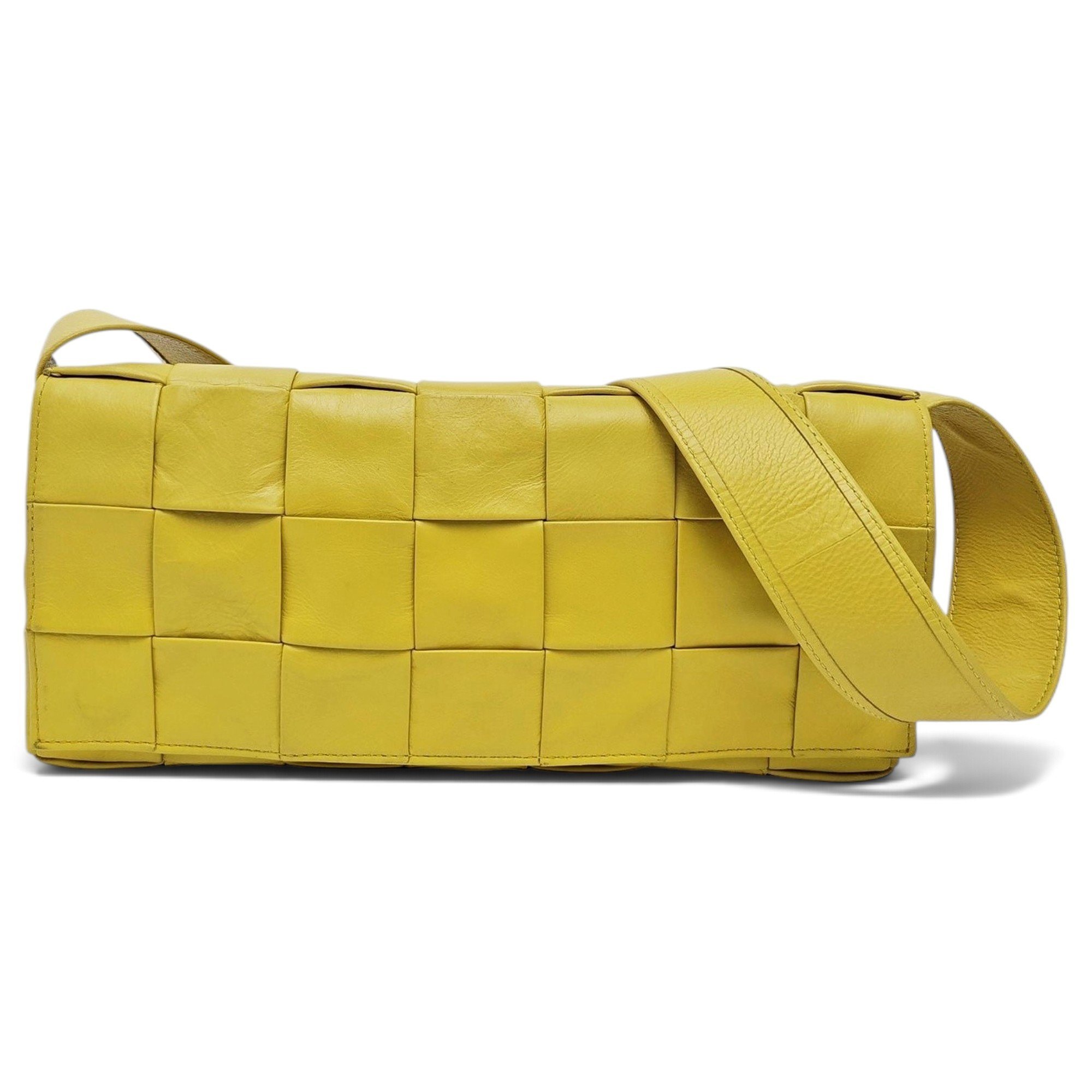 Brick Cassette leather handbag