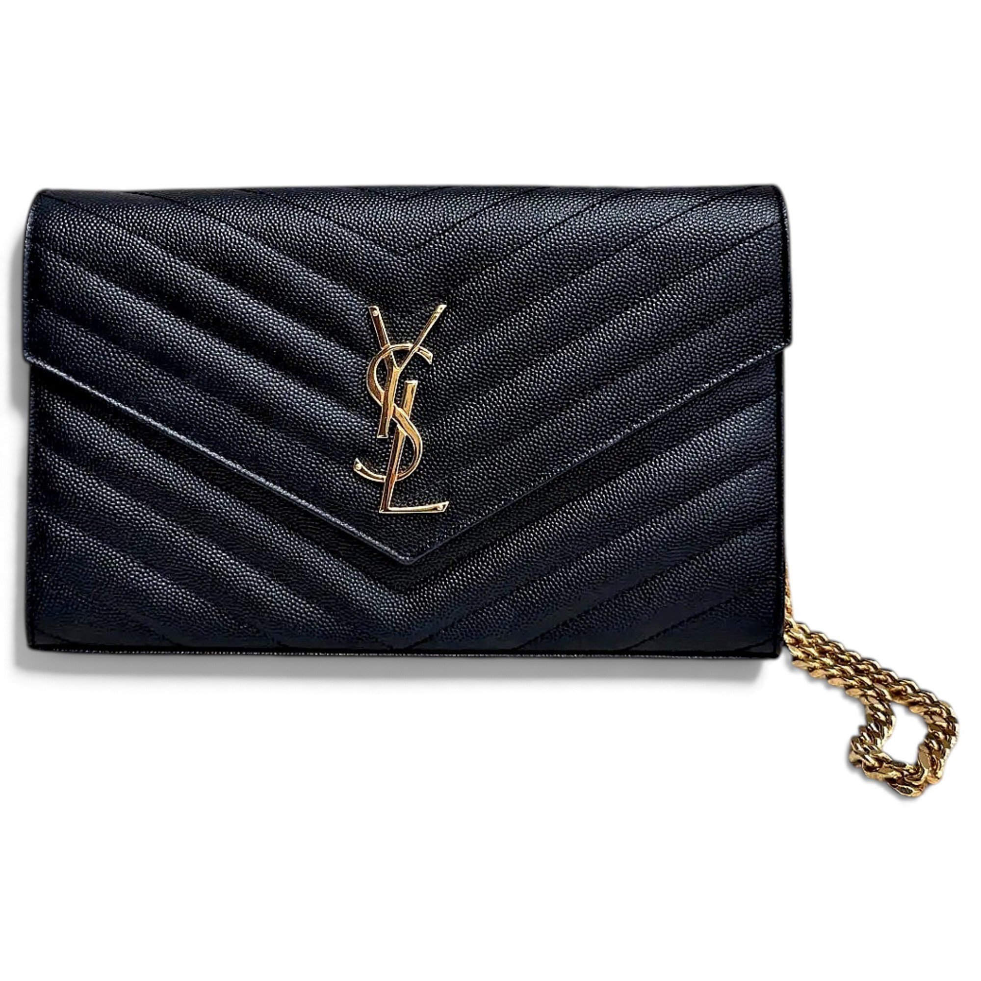 Portefeuille enveloppe leather crossbody bag