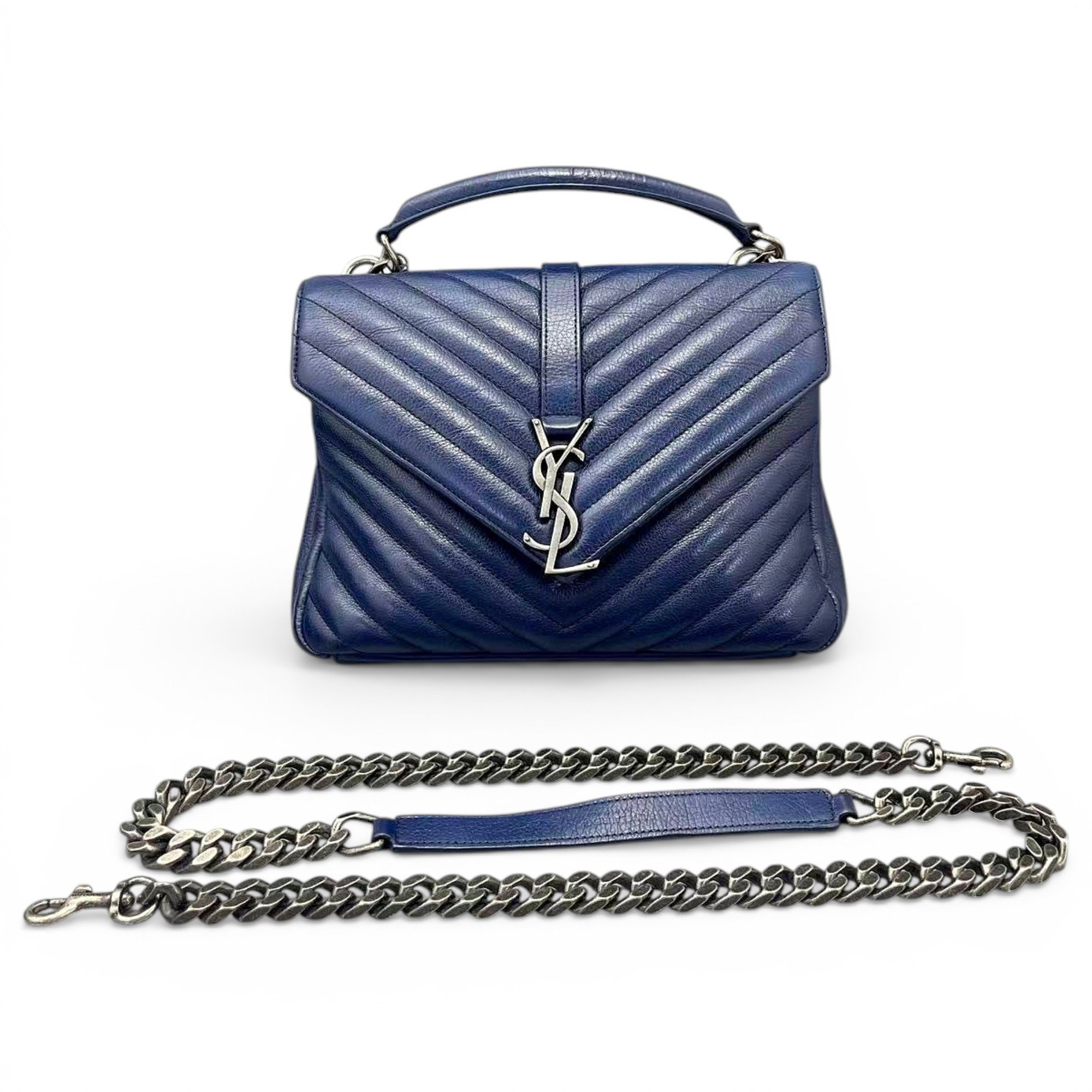 Collége monogramme leather handbag