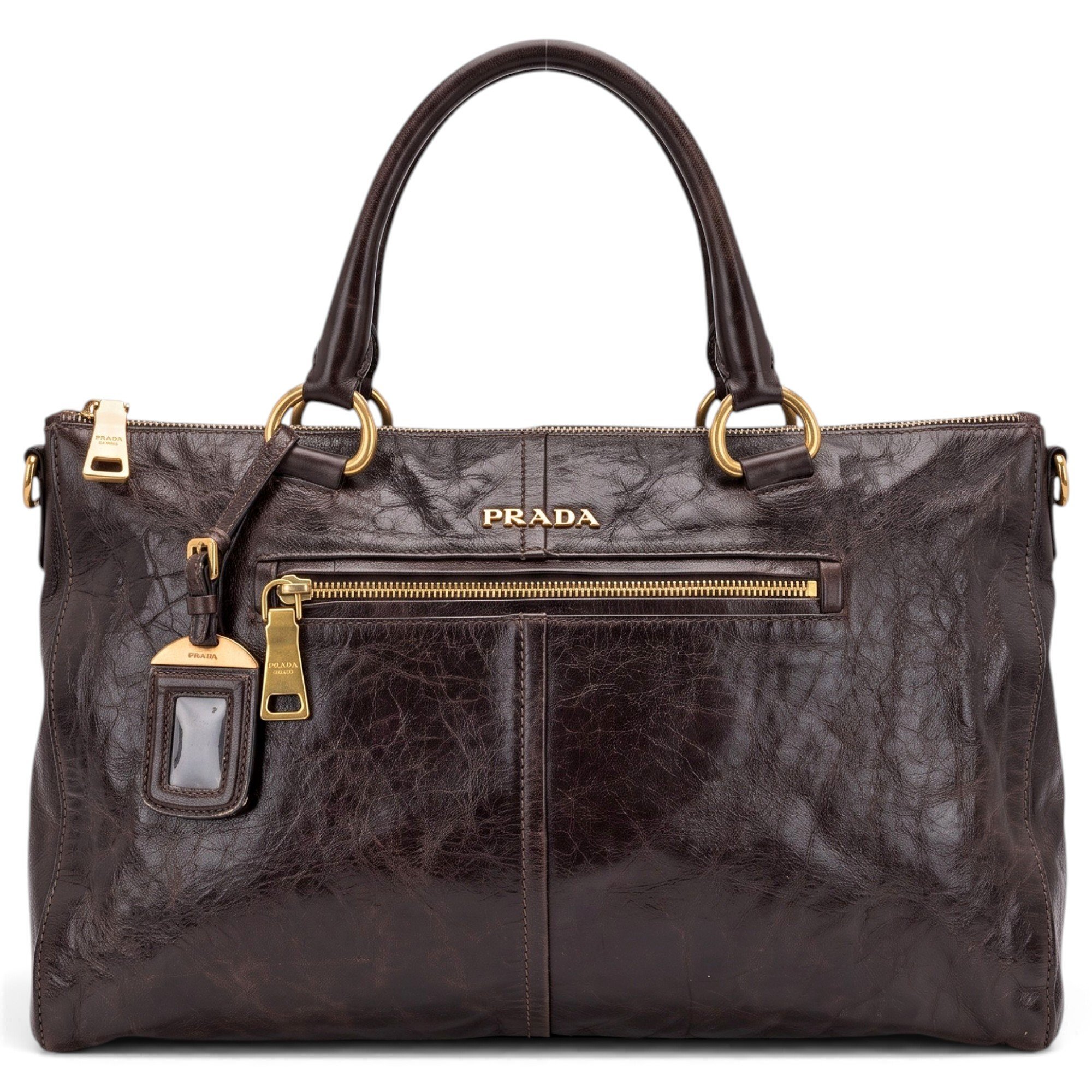 Leather handbag