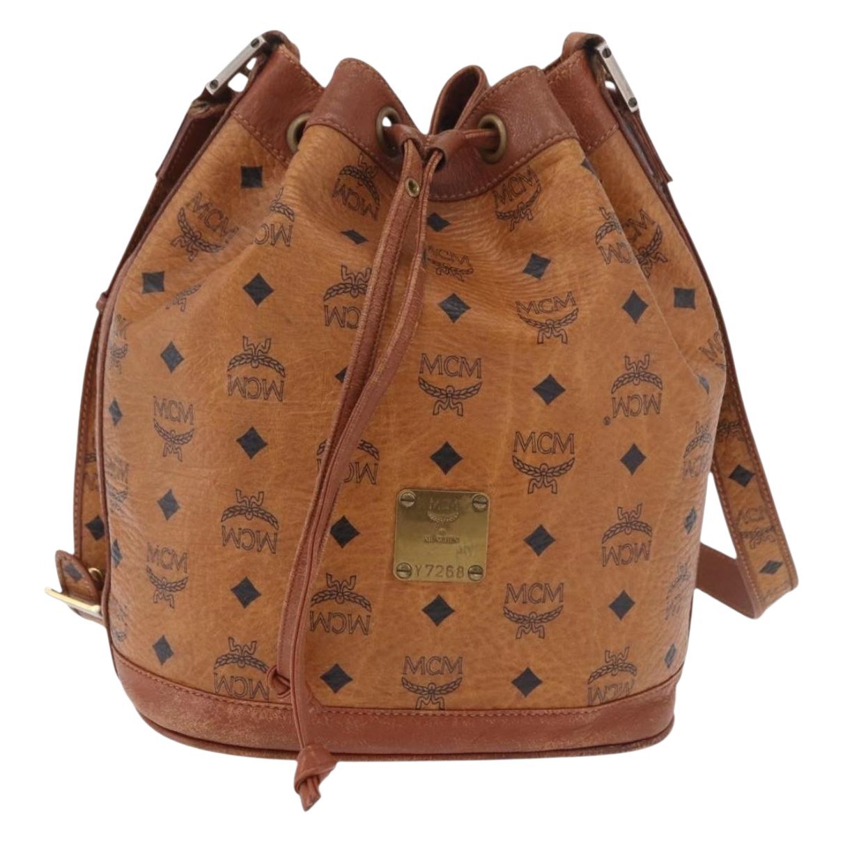 Heritage Drawstring leather handbag