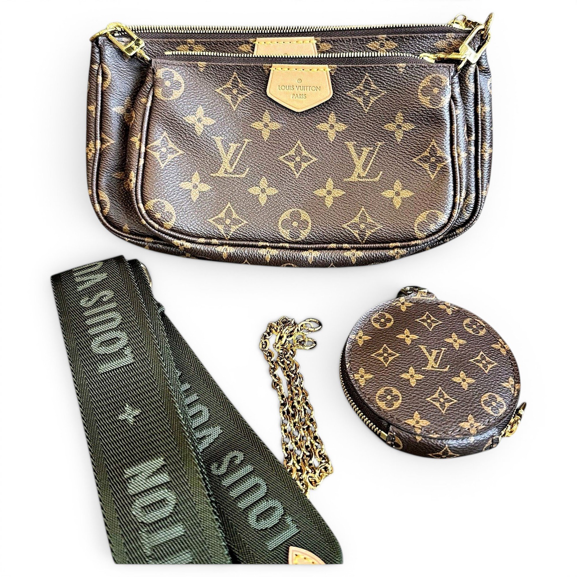Multi Pochette Accessoires leather handbag