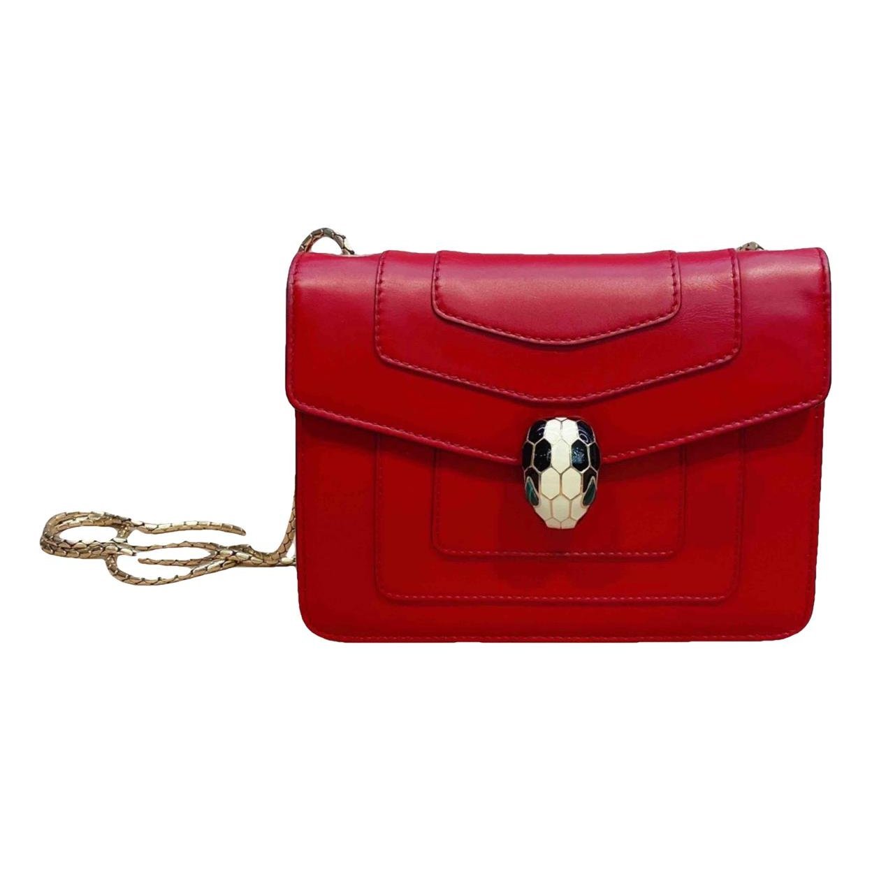 Bvlgari Serpenti leather handbag