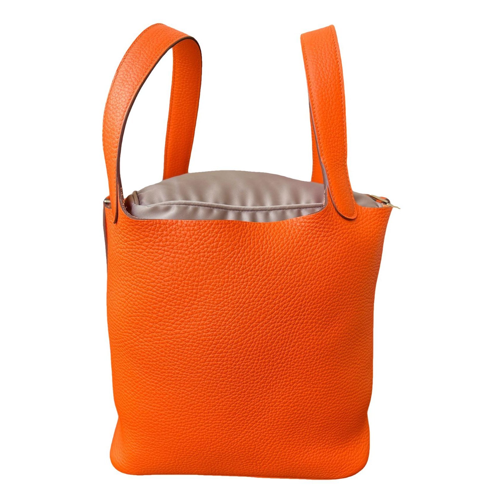 Picotin leather handbag
