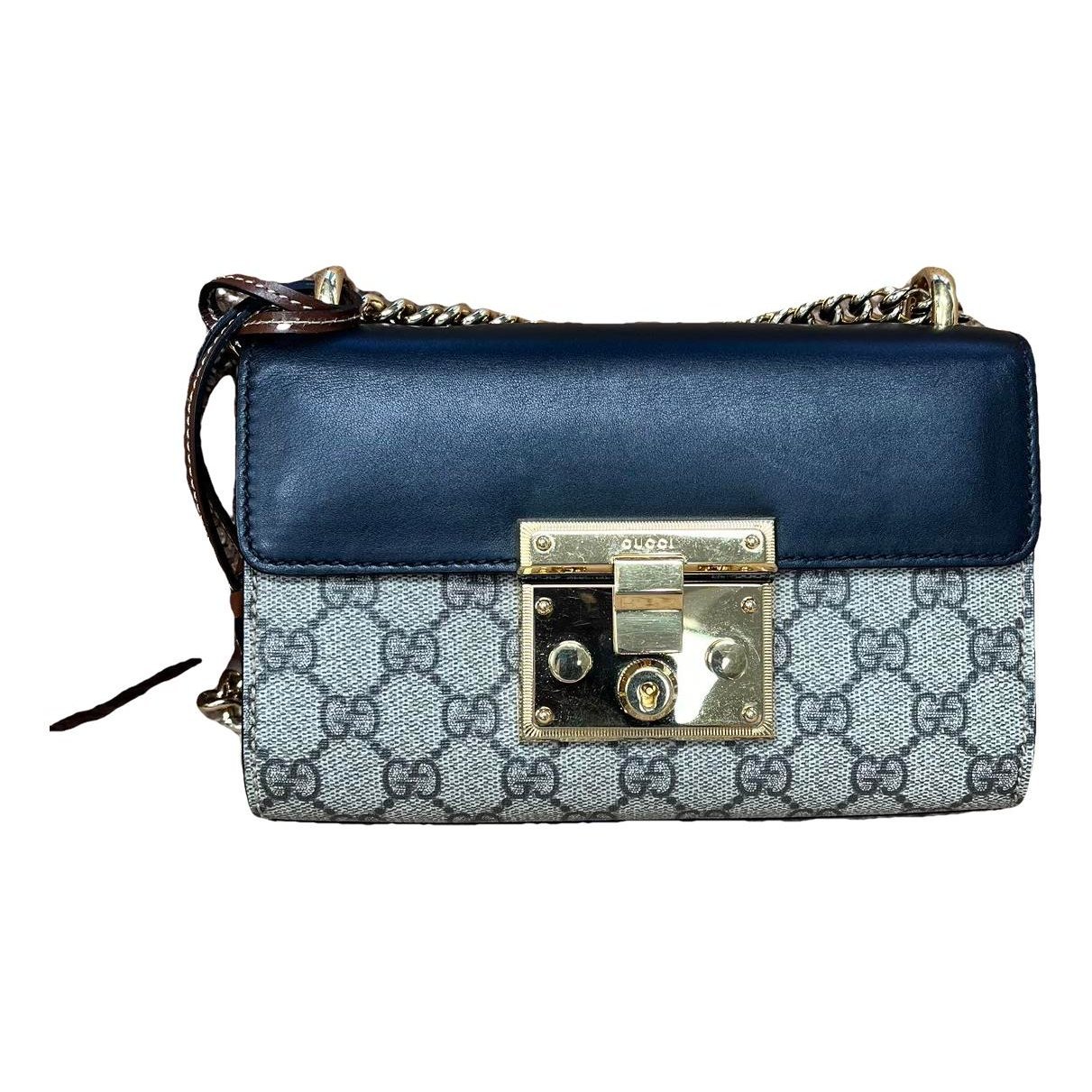 Padlock leather crossbody bag