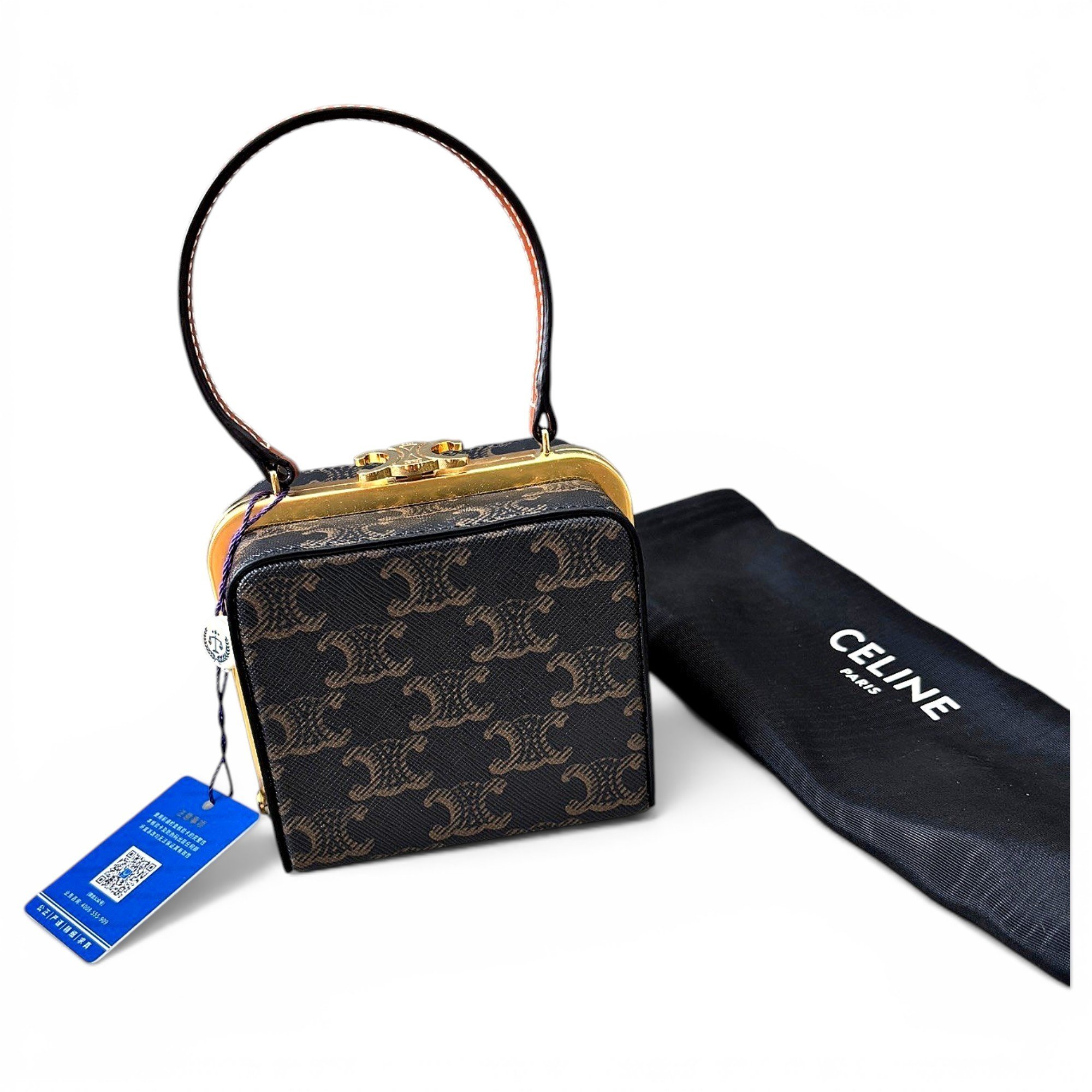 Leather handbag