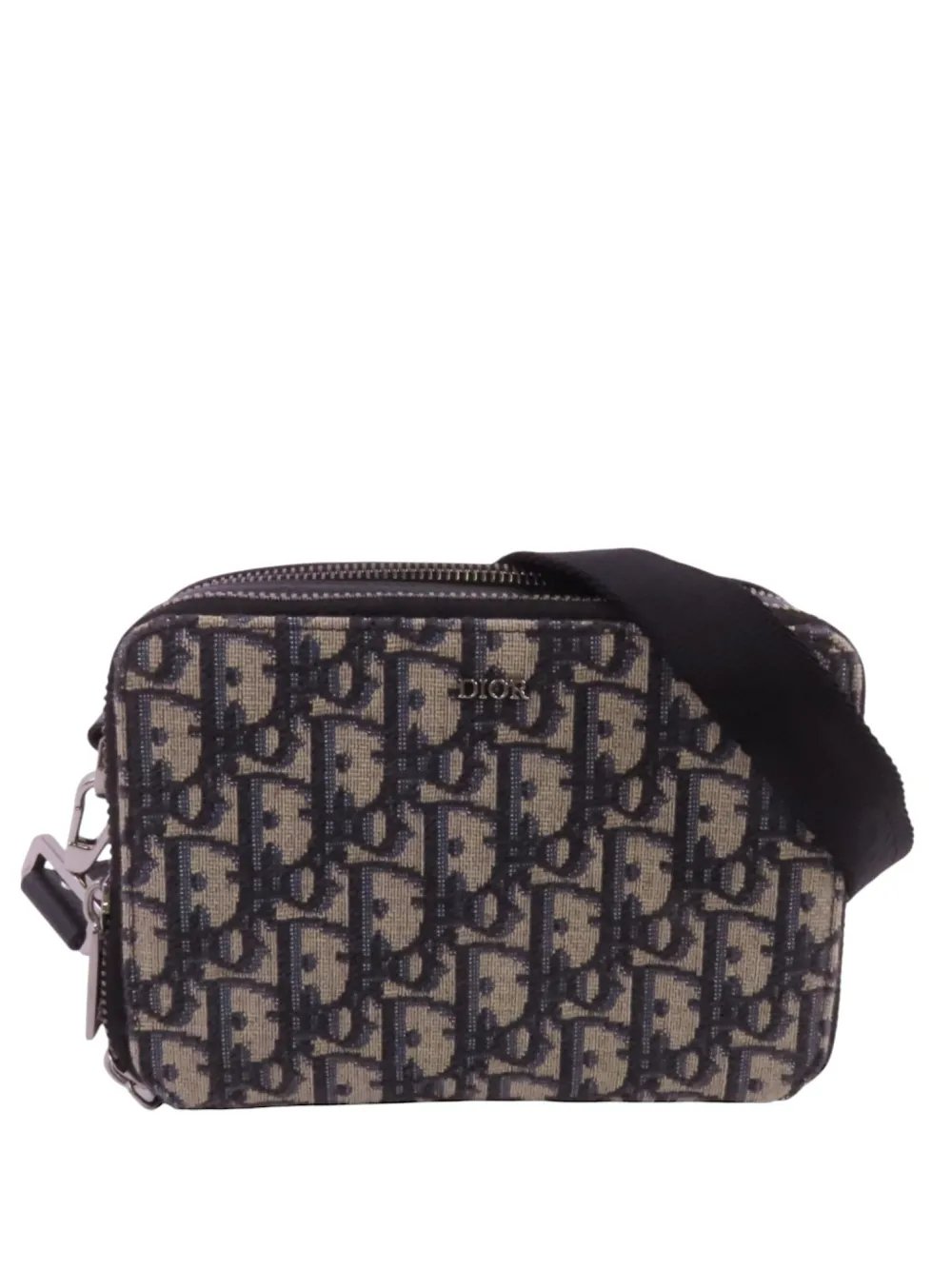 Dior Oblique canvas zipped shoulder bag