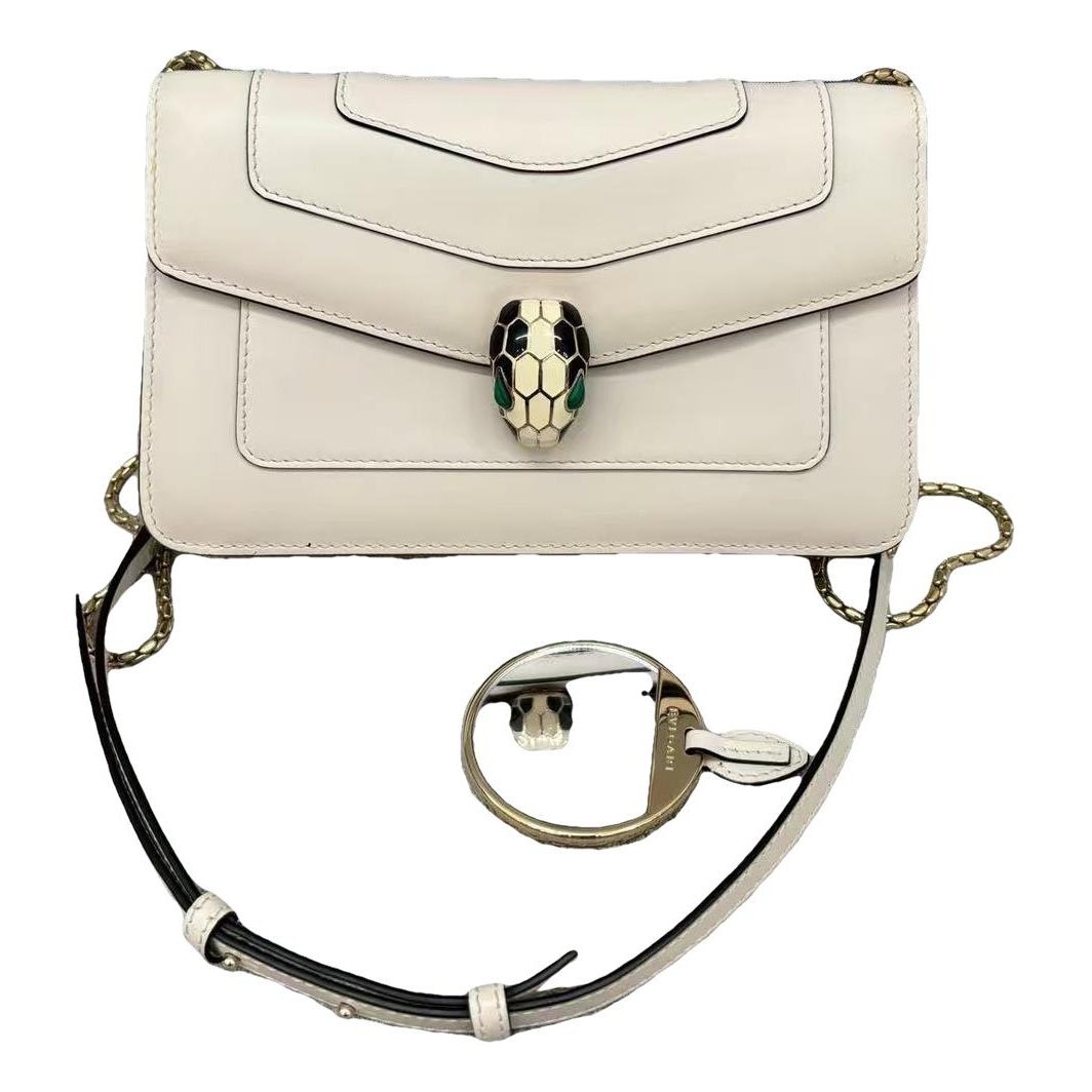 Serpenti leather handbag