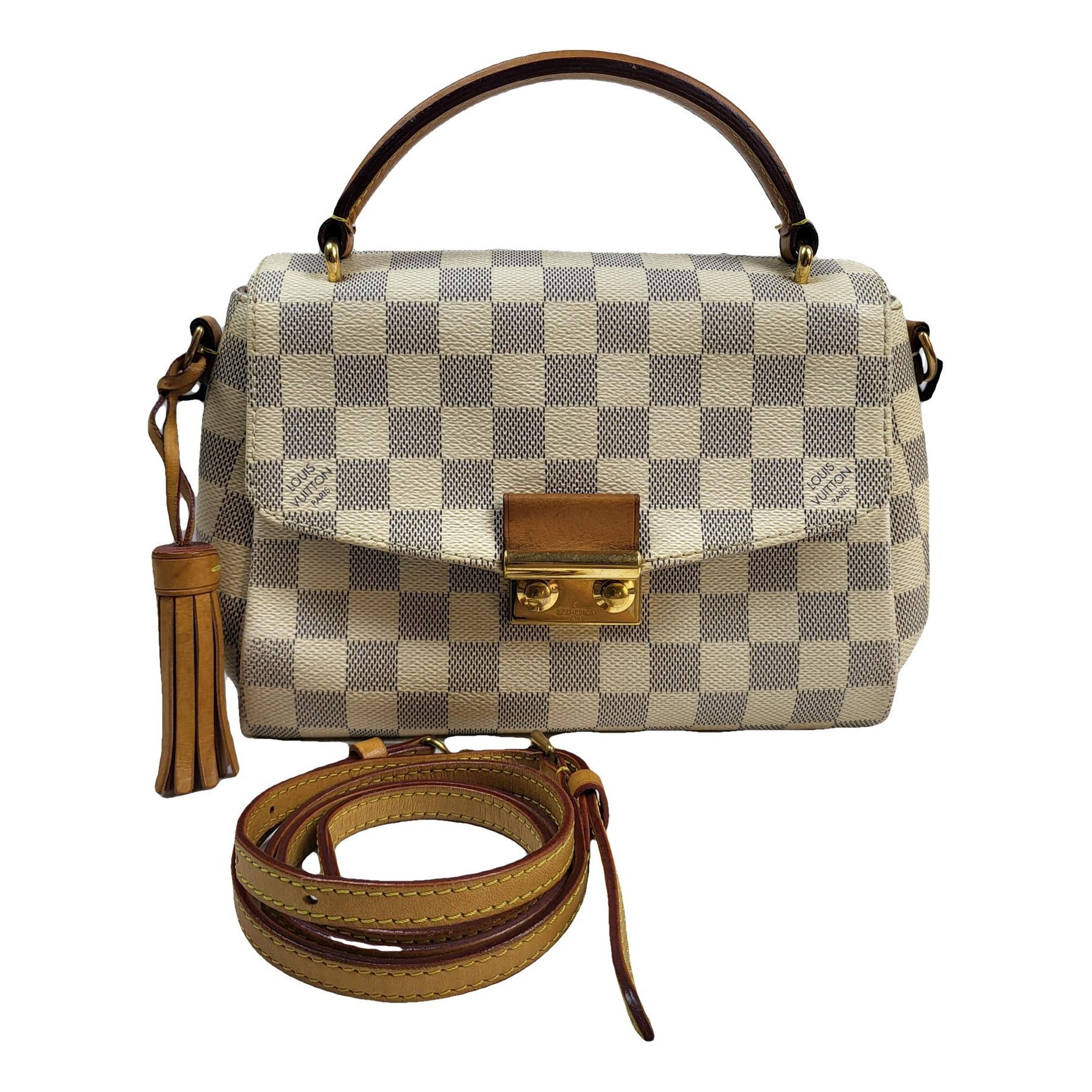 Croisette leather handbag