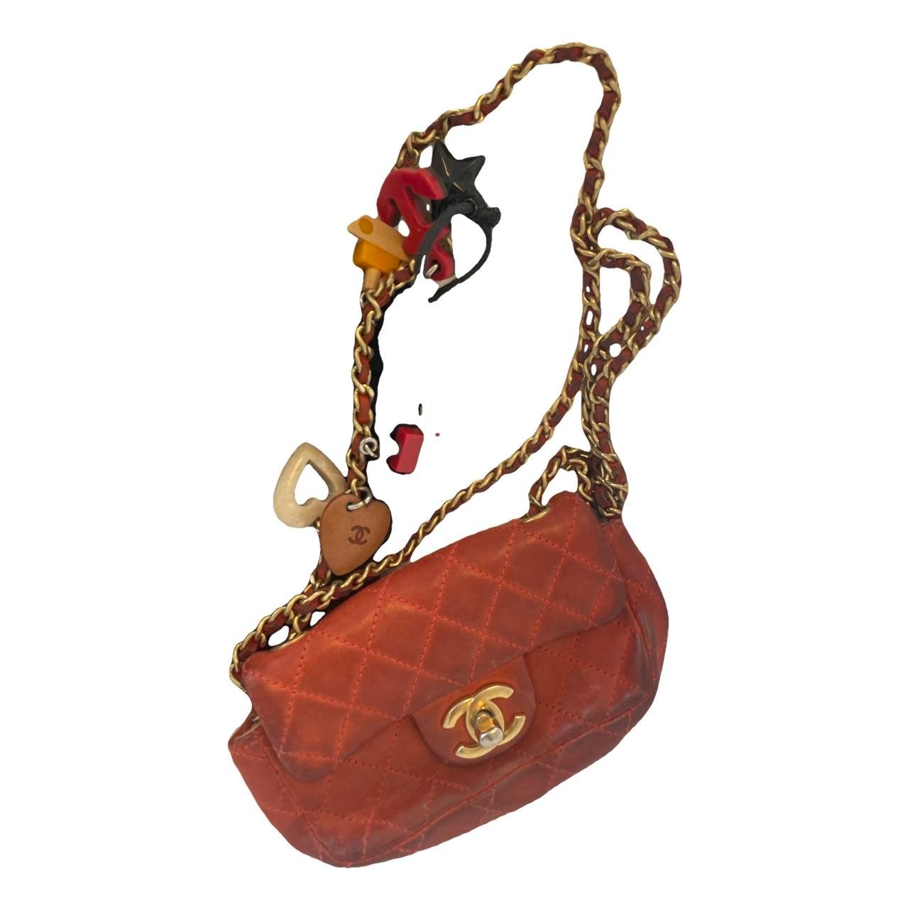 Leather handbag