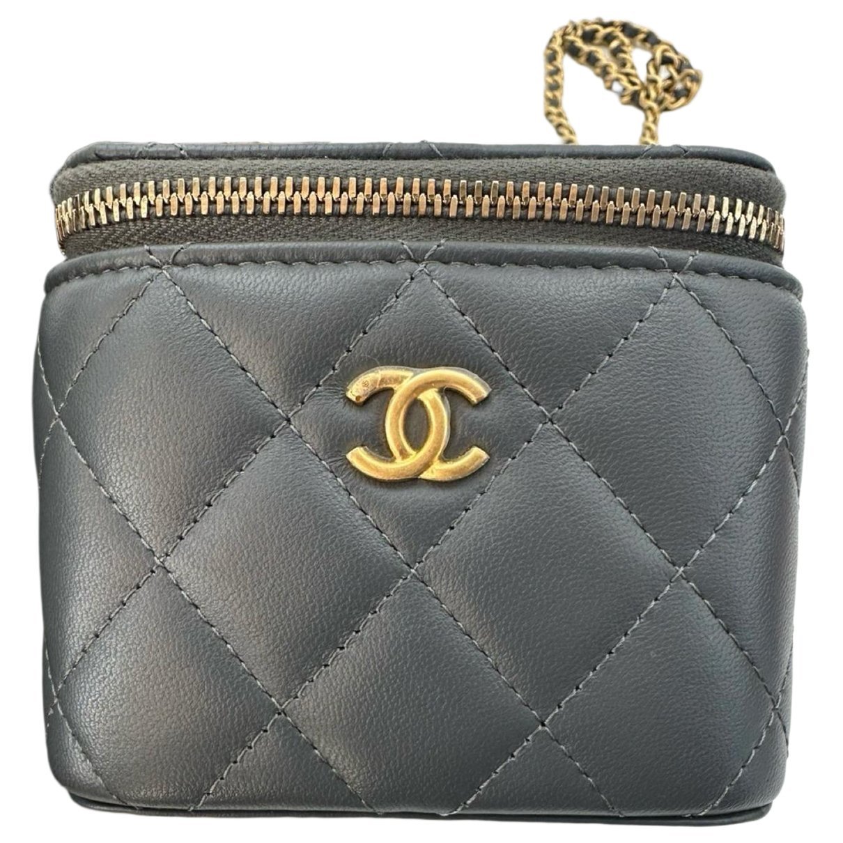 Vanity leather mini bag