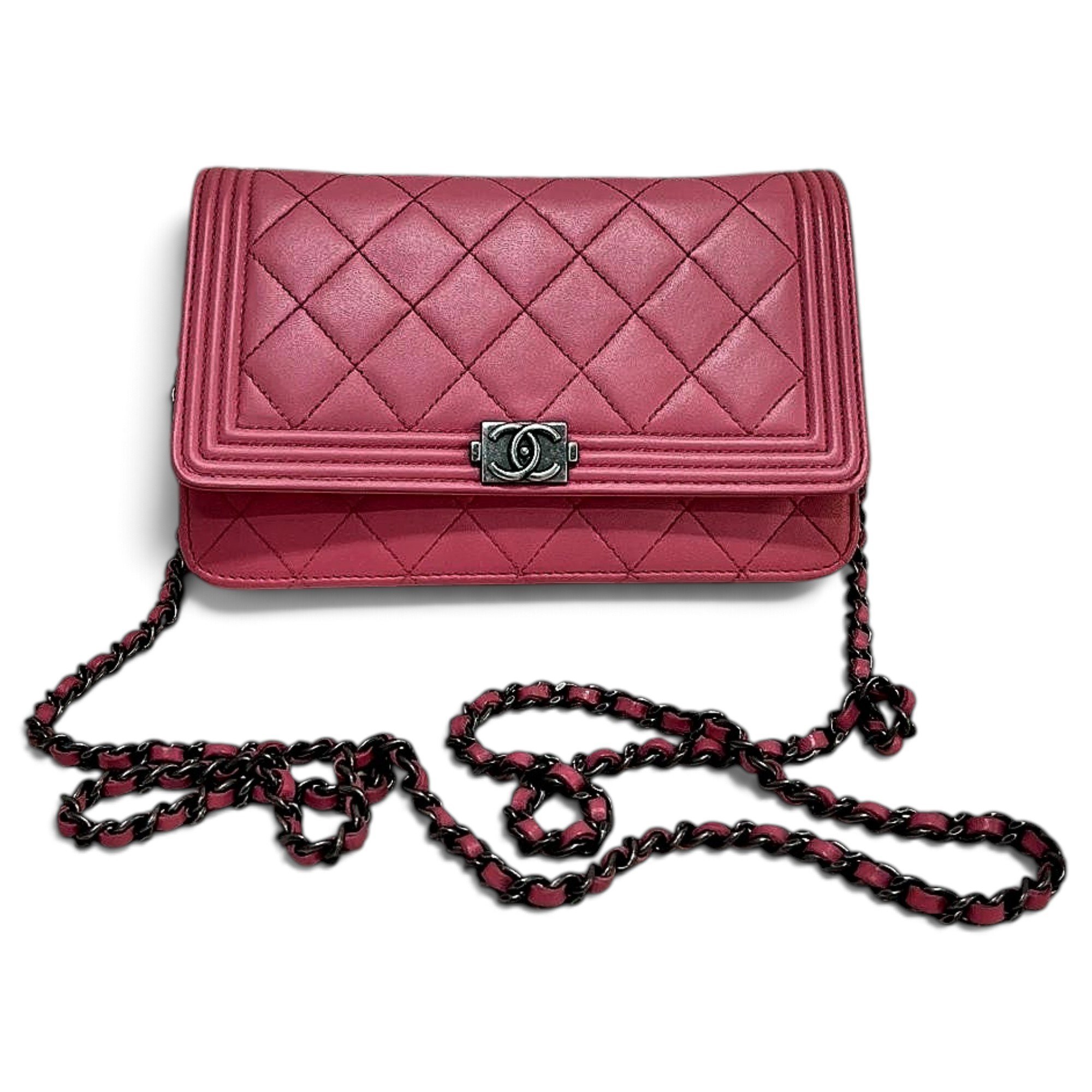 Boy leather crossbody bag