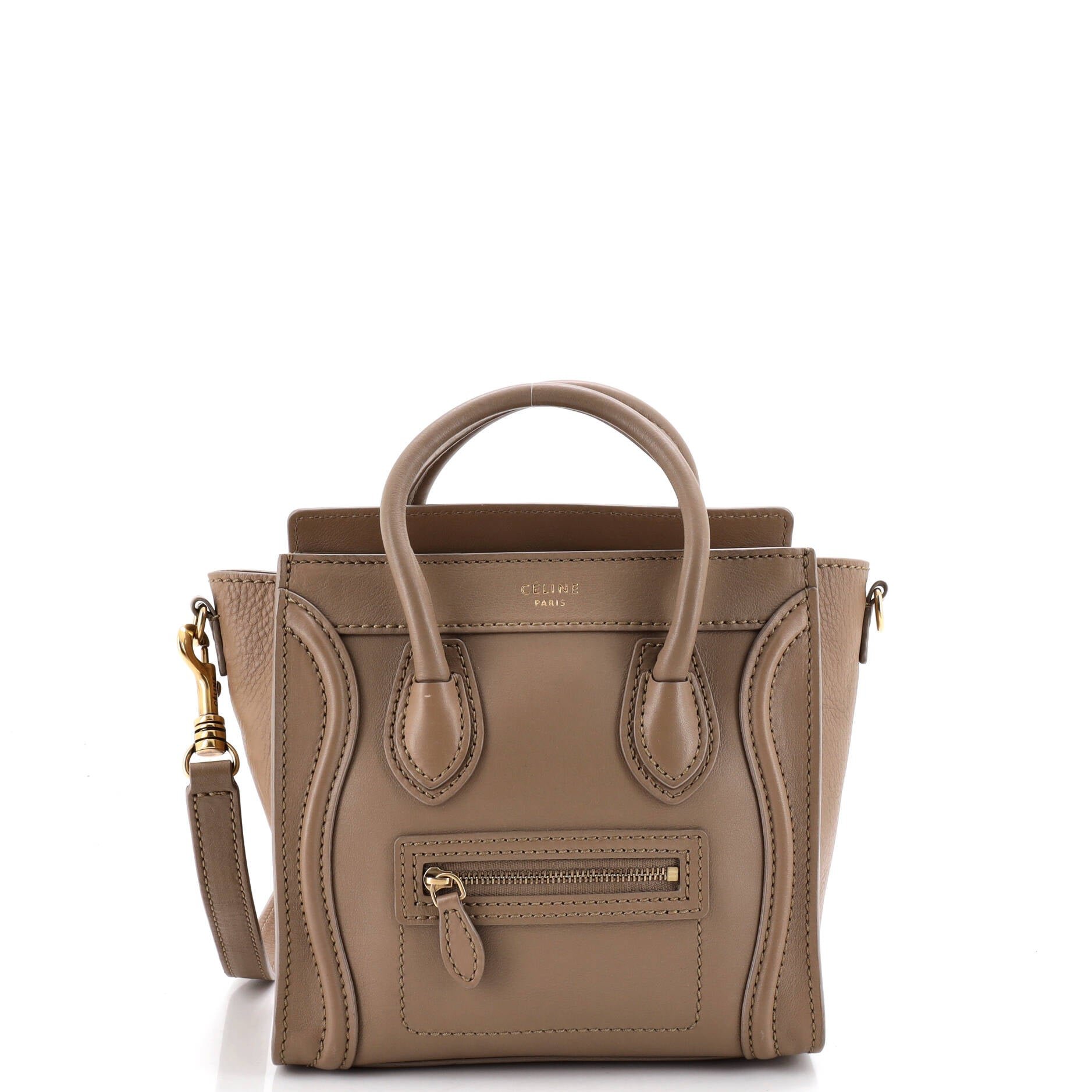 Luggage Bag Smooth Leather Nano
