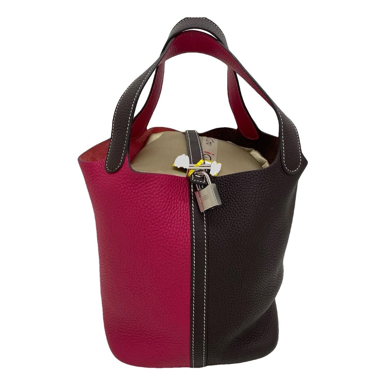 Picotin leather handbag