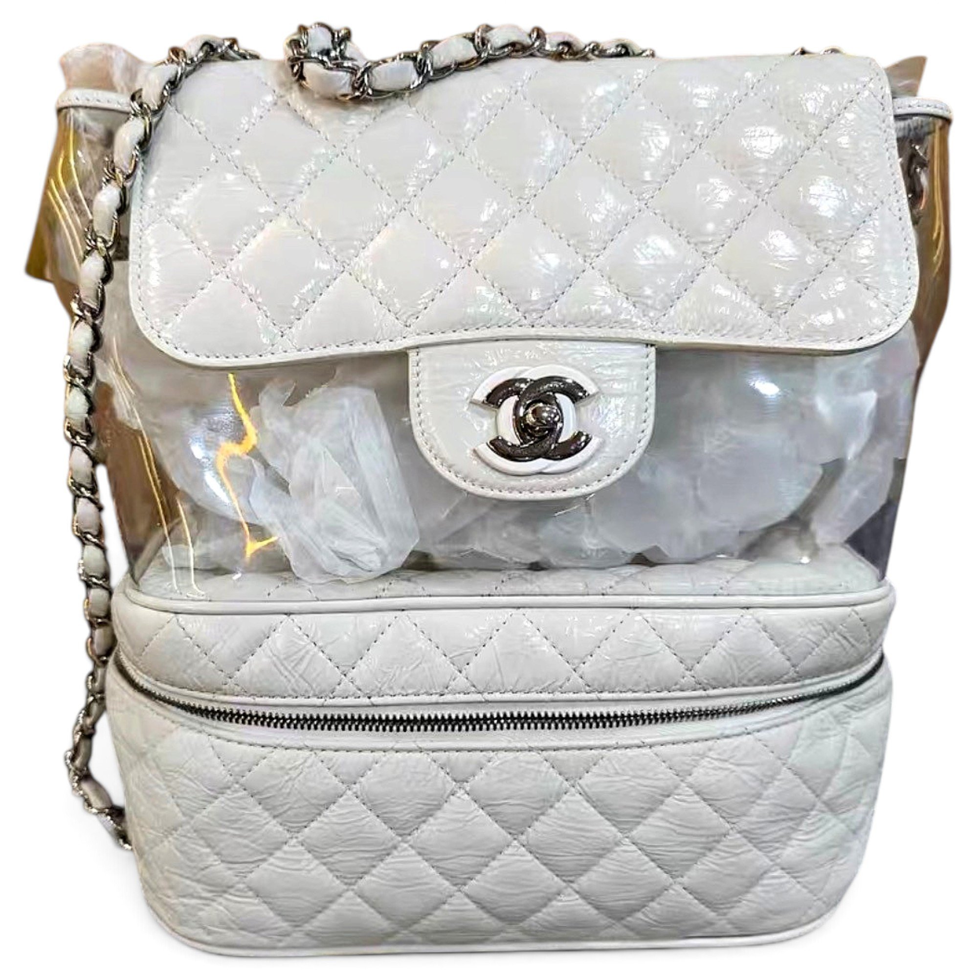 Leather backpack