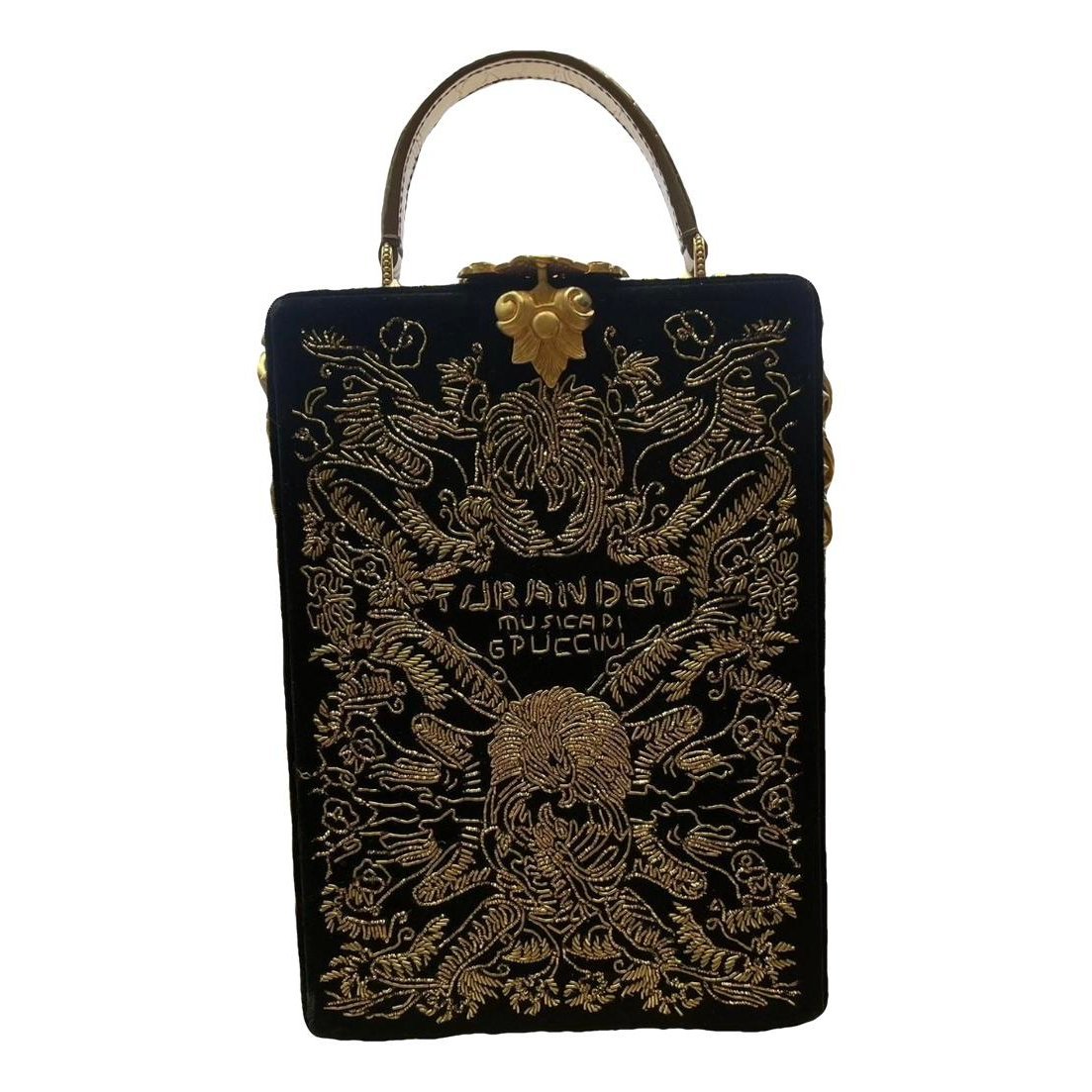 Velvet handbag