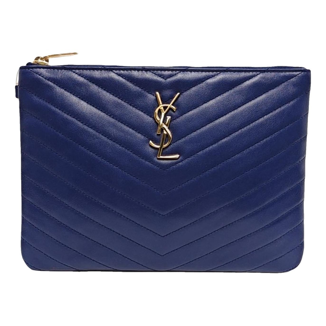 Cassandre leather clutch bag