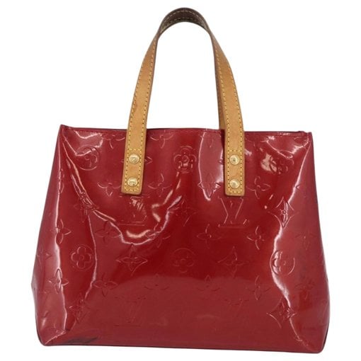 Reade patent leather handbag