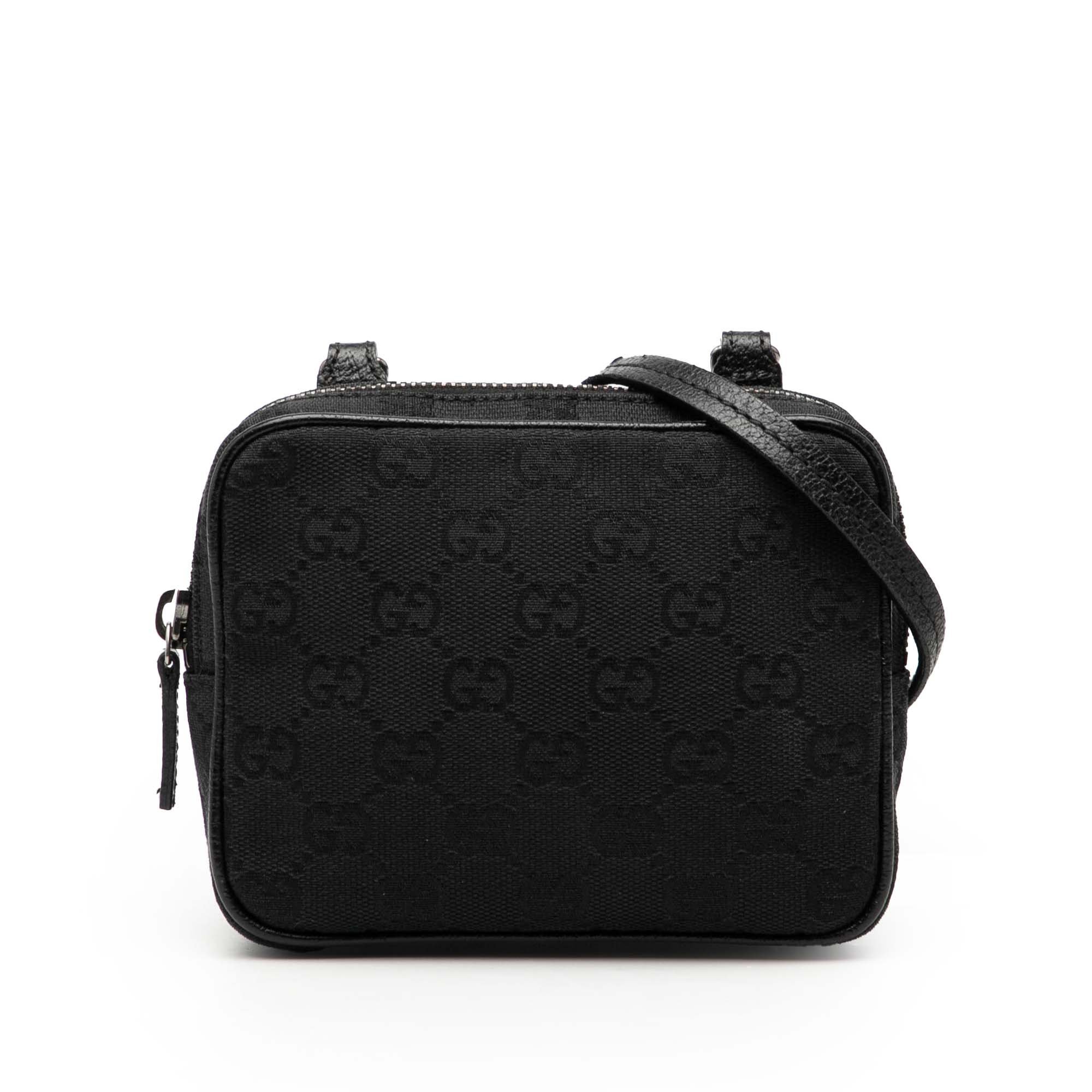 Gucci B leather crossbody bag