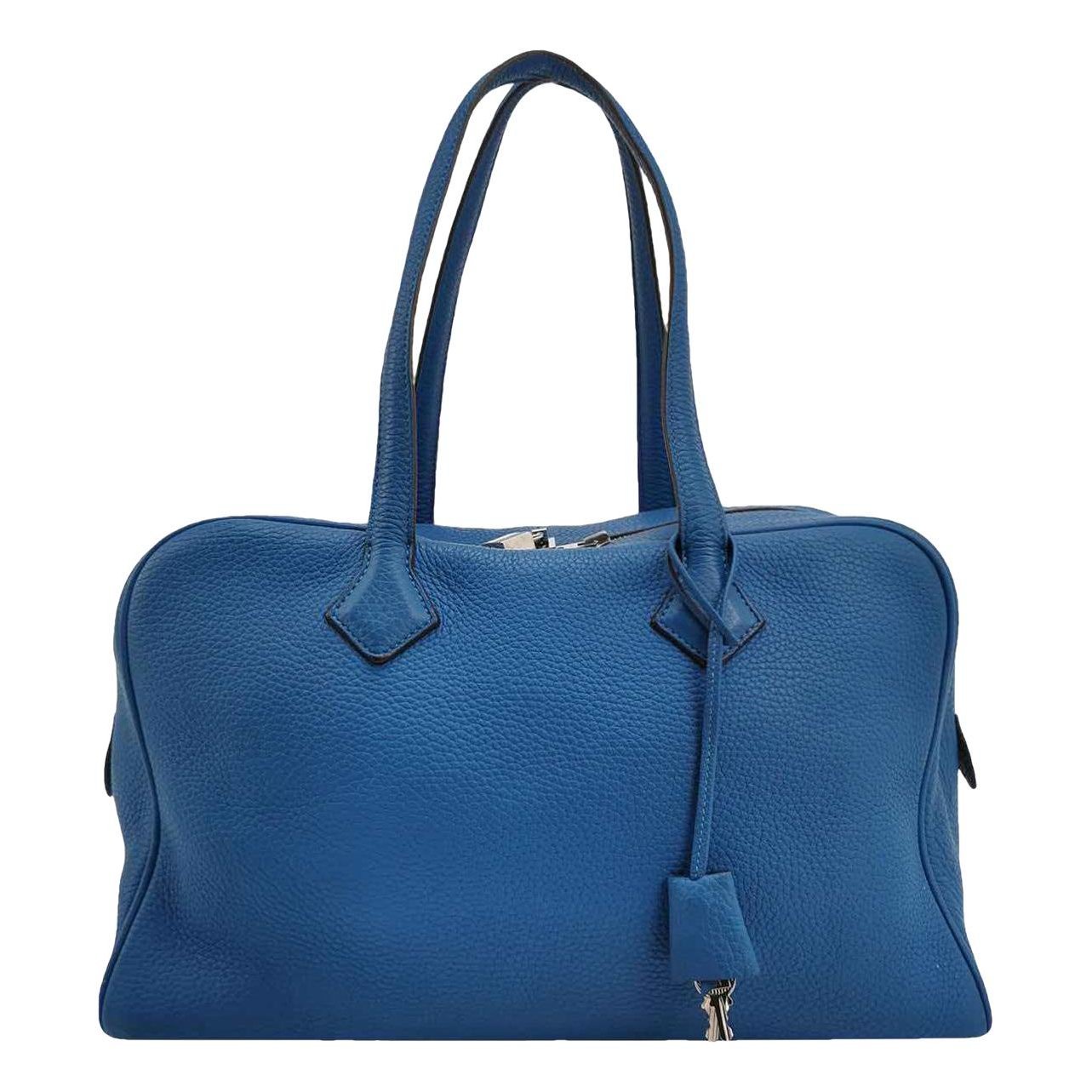 Hermes Victoria leather handbag