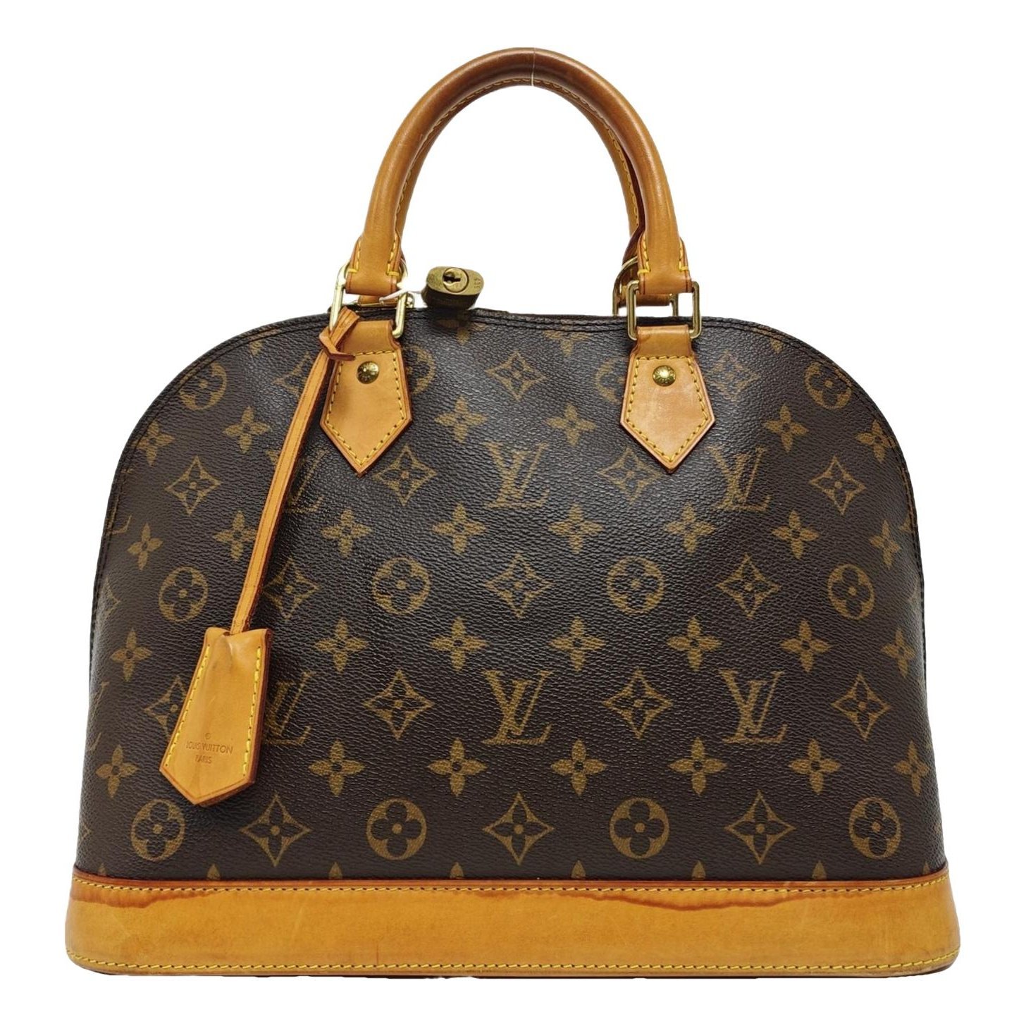 Alma leather handbag