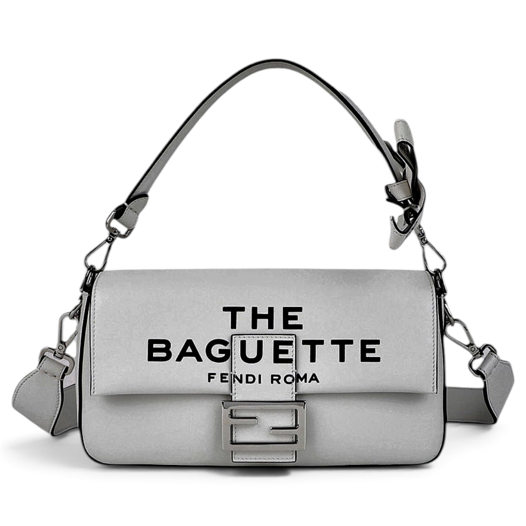 Baguette leather handbag