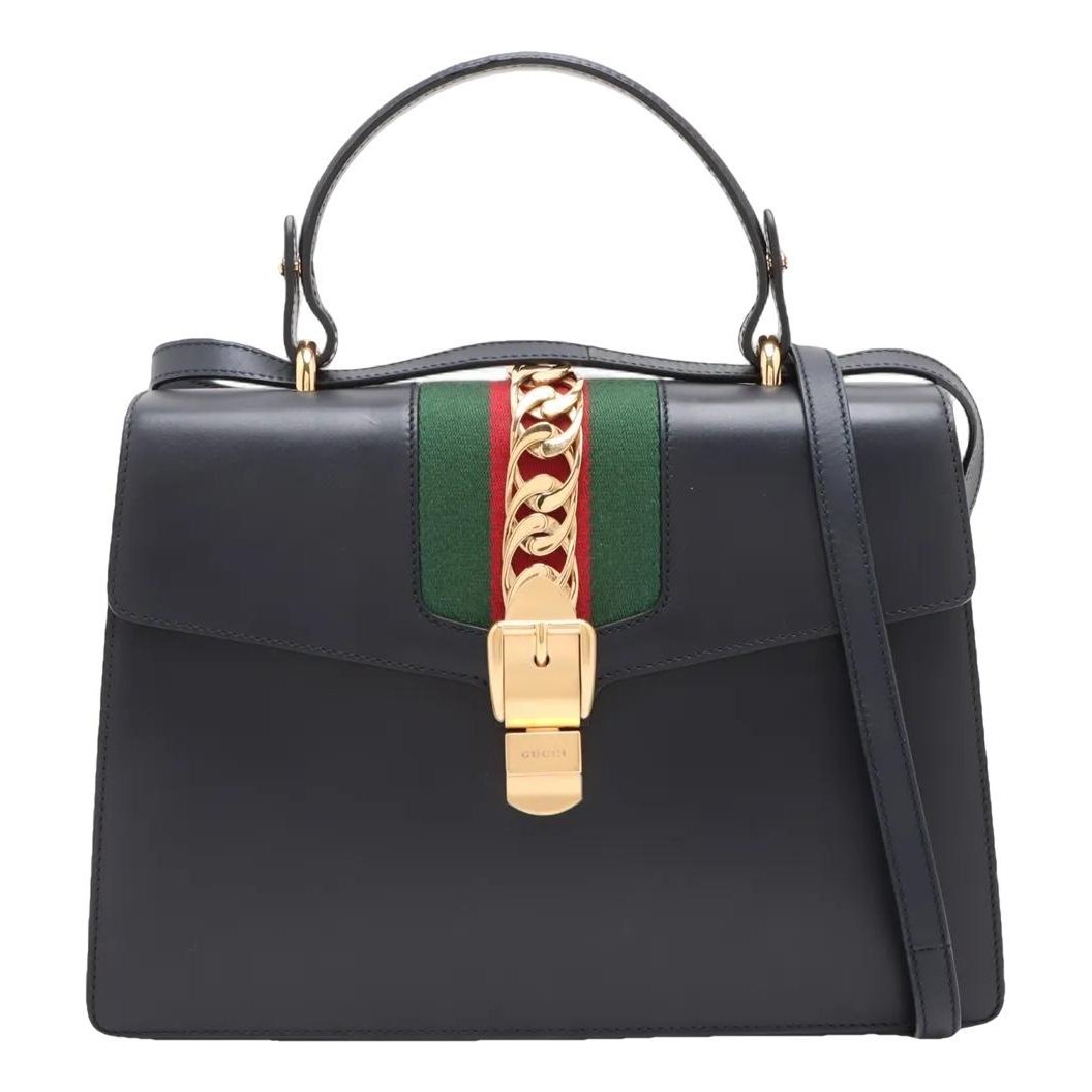 Sylvie Top Handle leather handbag