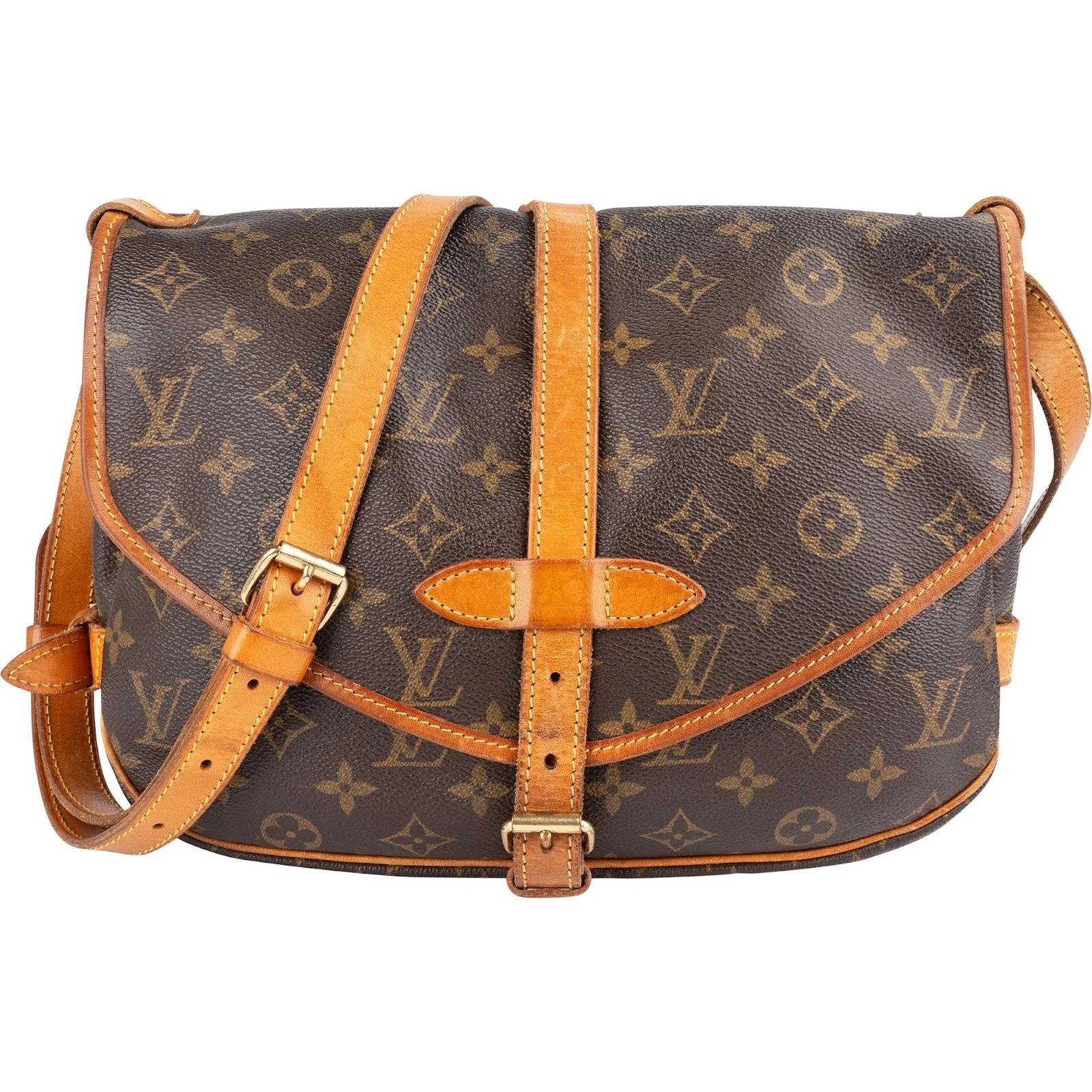 Saumur leather crossbody bag